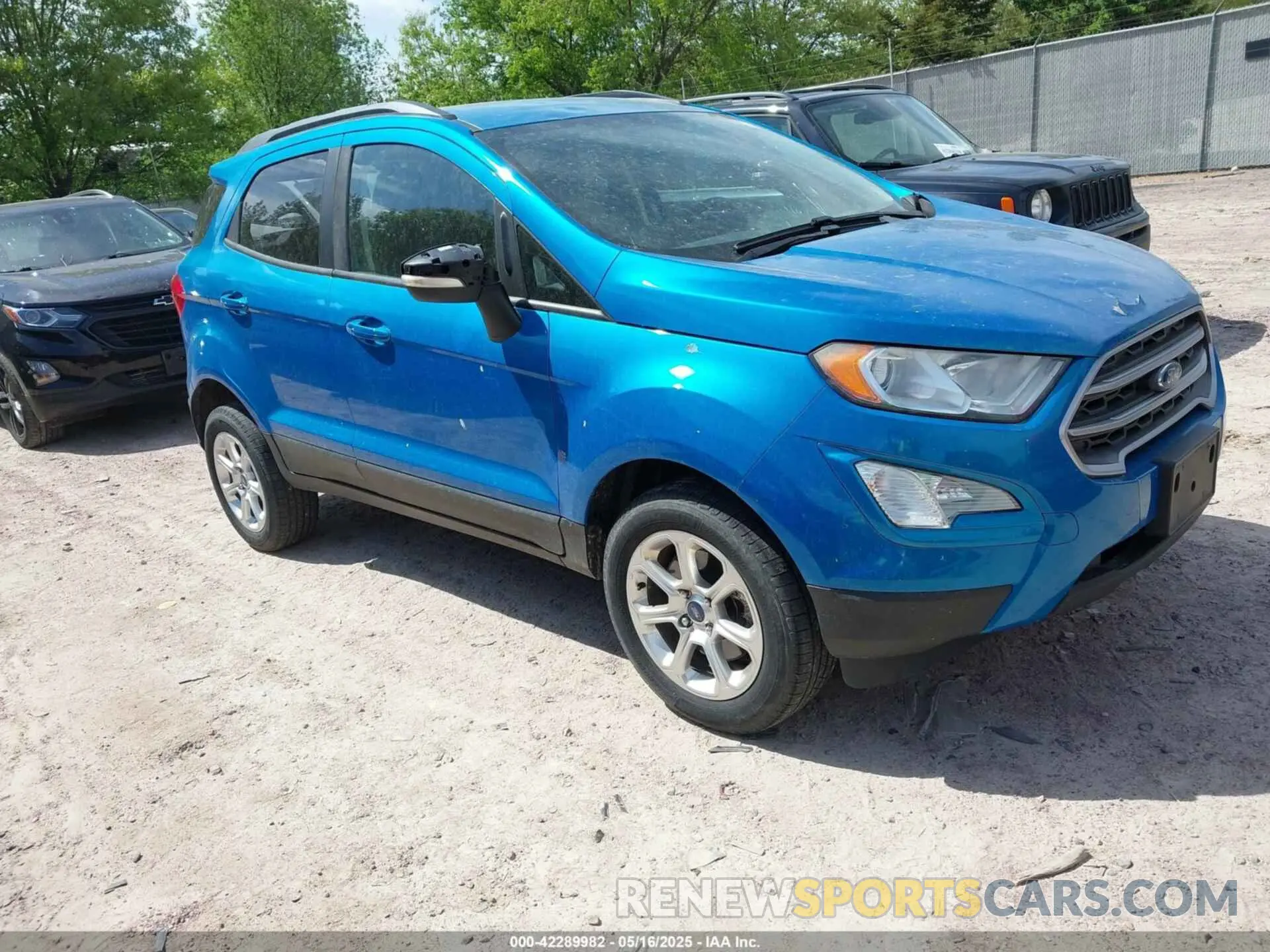 1 fotografías del automóvil dañado MAJ6S3GL5KC276378 FORD ECOSPORT 2019