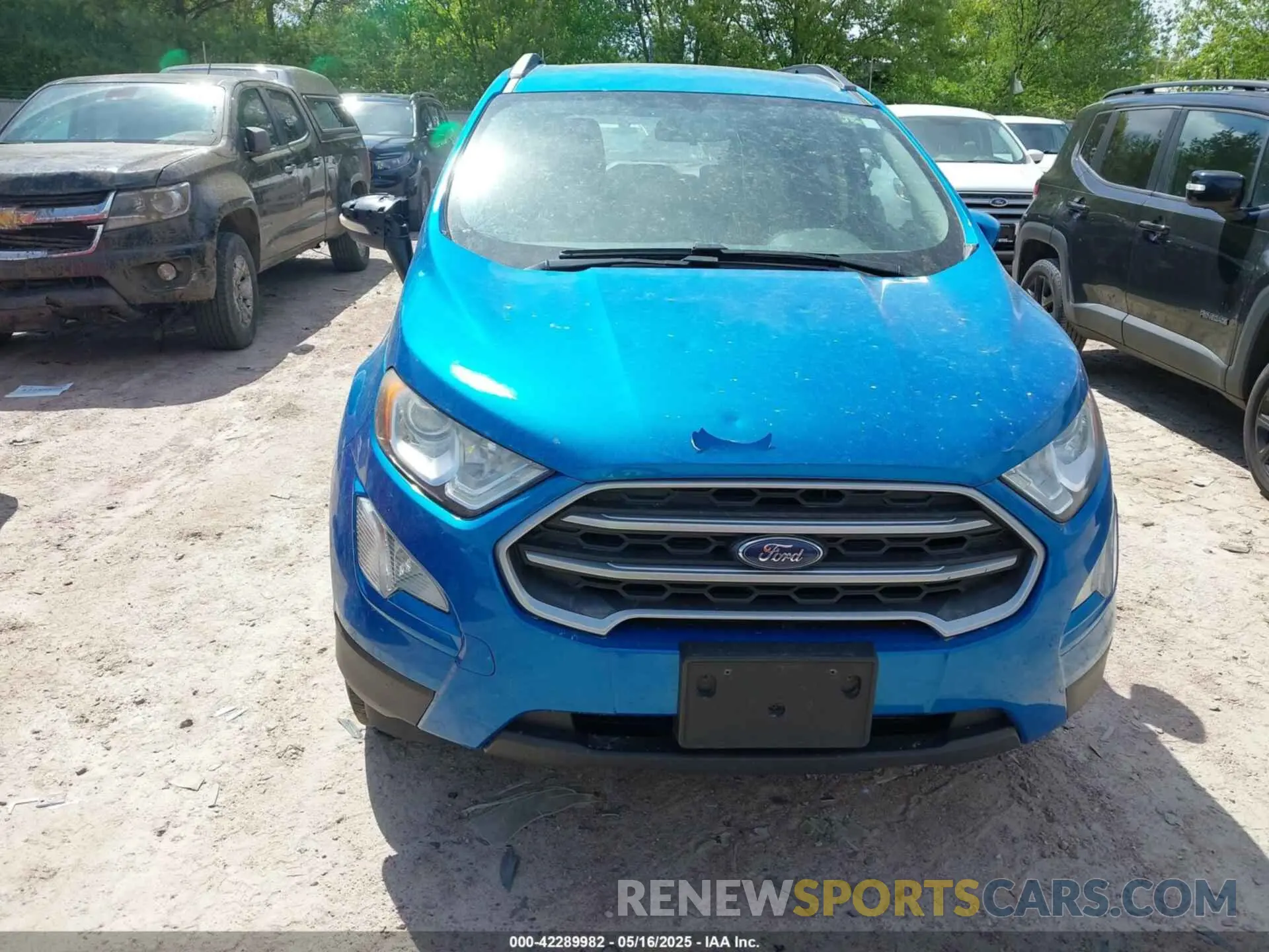 12 fotografías del automóvil dañado MAJ6S3GL5KC276378 FORD ECOSPORT 2019