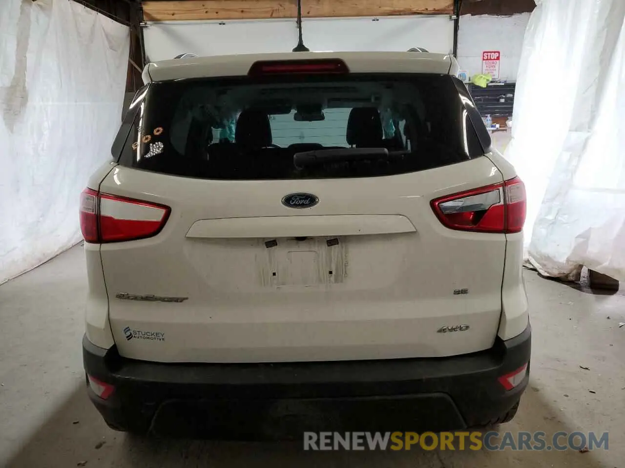 6 fotografías del automóvil dañado MAJ6S3GL5KC298347 FORD ECOSPORT 2019