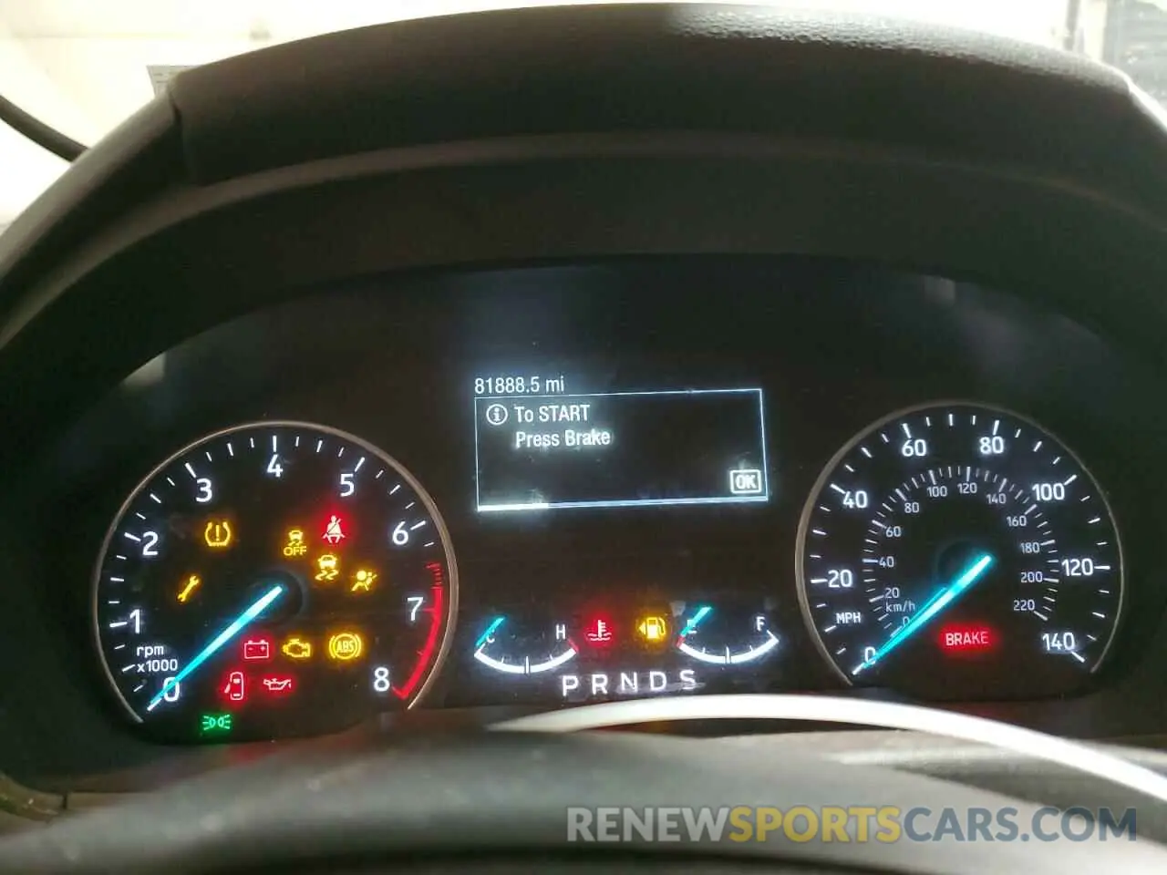 9 fotografías del automóvil dañado MAJ6S3GL5KC298347 FORD ECOSPORT 2019