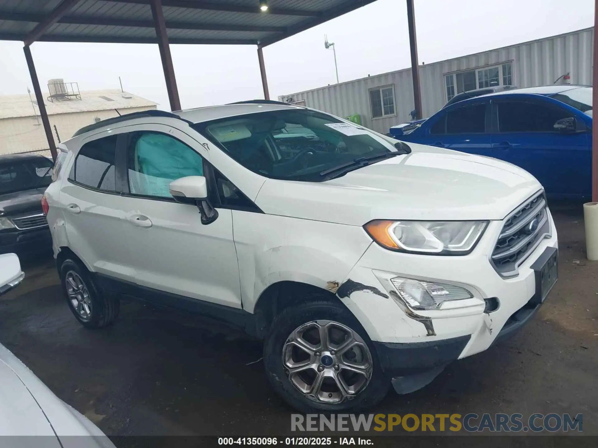 13 fotografías del automóvil dañado MAJ6S3GL6KC271285 FORD ECOSPORT 2019