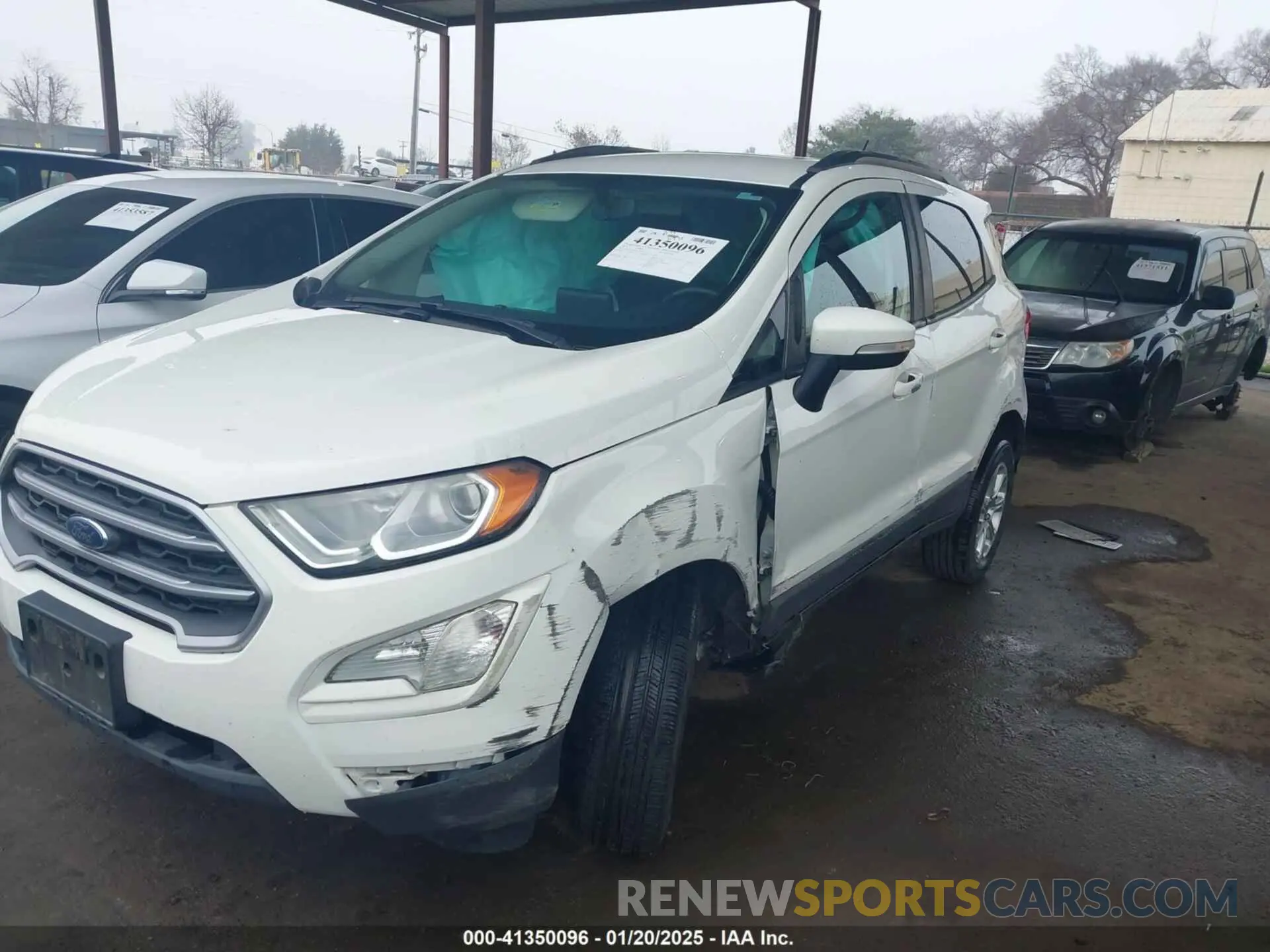 2 fotografías del automóvil dañado MAJ6S3GL6KC271285 FORD ECOSPORT 2019