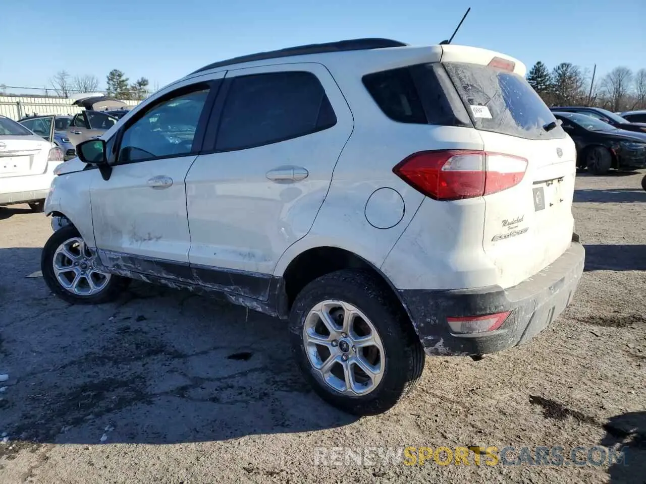 2 fotografías del automóvil dañado MAJ6S3GL6KC277071 FORD ECOSPORT 2019
