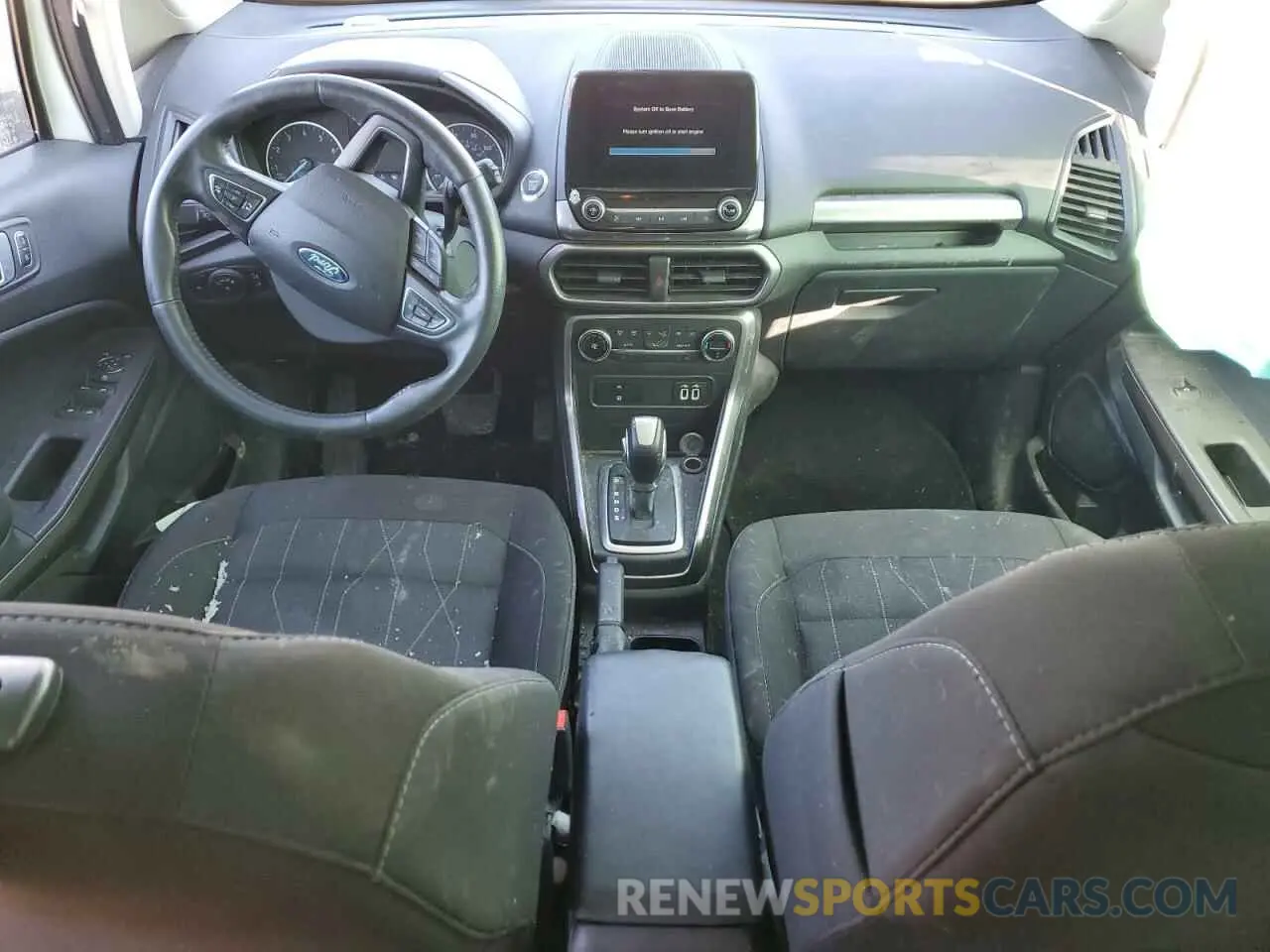 8 fotografías del automóvil dañado MAJ6S3GL6KC277071 FORD ECOSPORT 2019