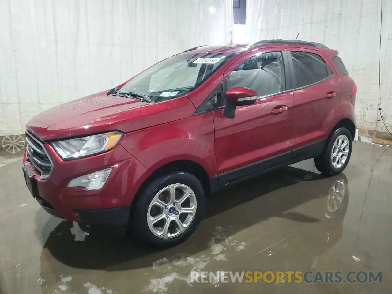 1 fotografías del automóvil dañado MAJ6S3GL6KC289303 FORD ECOSPORT 2019