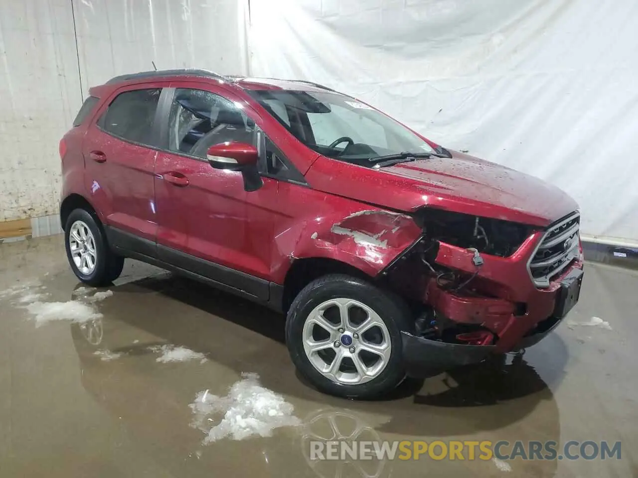 4 fotografías del automóvil dañado MAJ6S3GL6KC289303 FORD ECOSPORT 2019