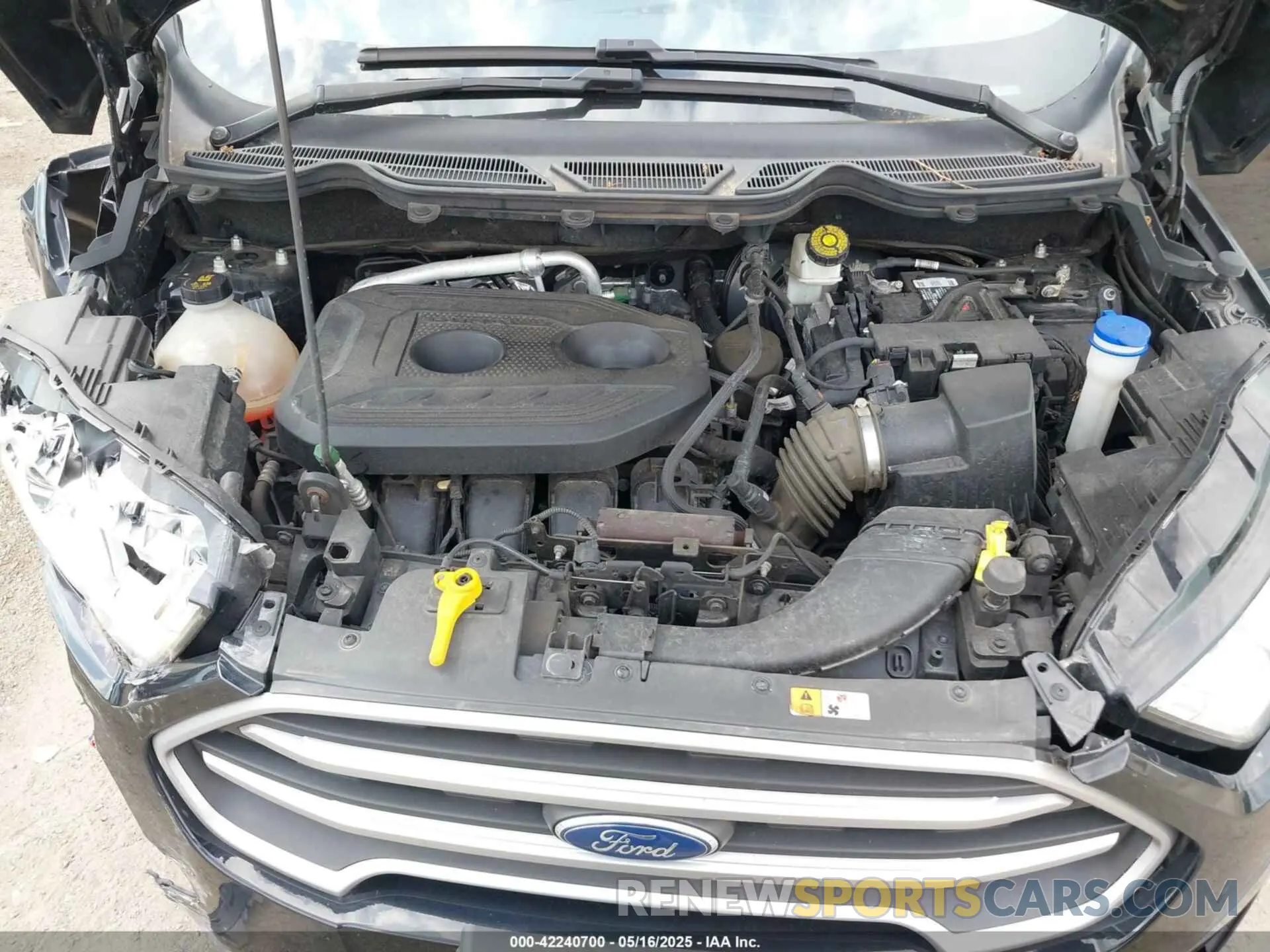 10 fotografías del automóvil dañado MAJ6S3GL7KC267004 FORD ECOSPORT 2019