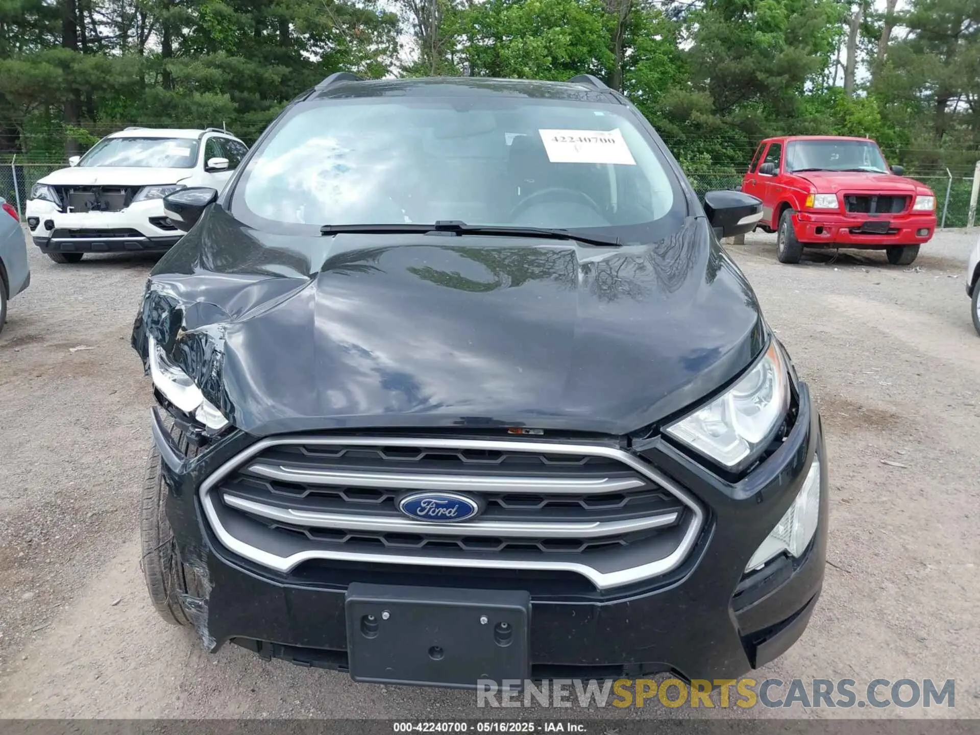 13 fotografías del automóvil dañado MAJ6S3GL7KC267004 FORD ECOSPORT 2019