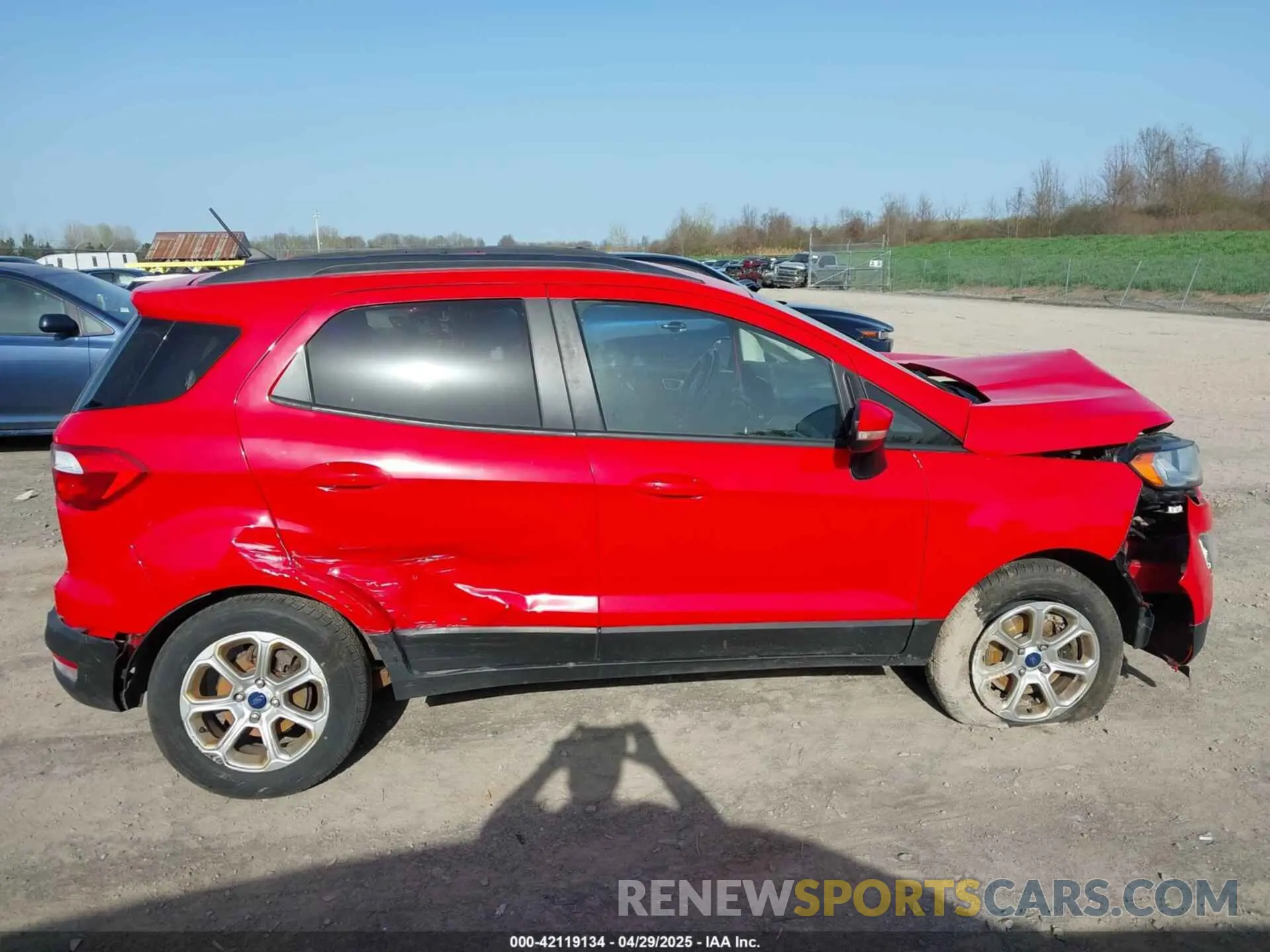 13 fotografías del automóvil dañado MAJ6S3GL9KC294995 FORD ECOSPORT 2019