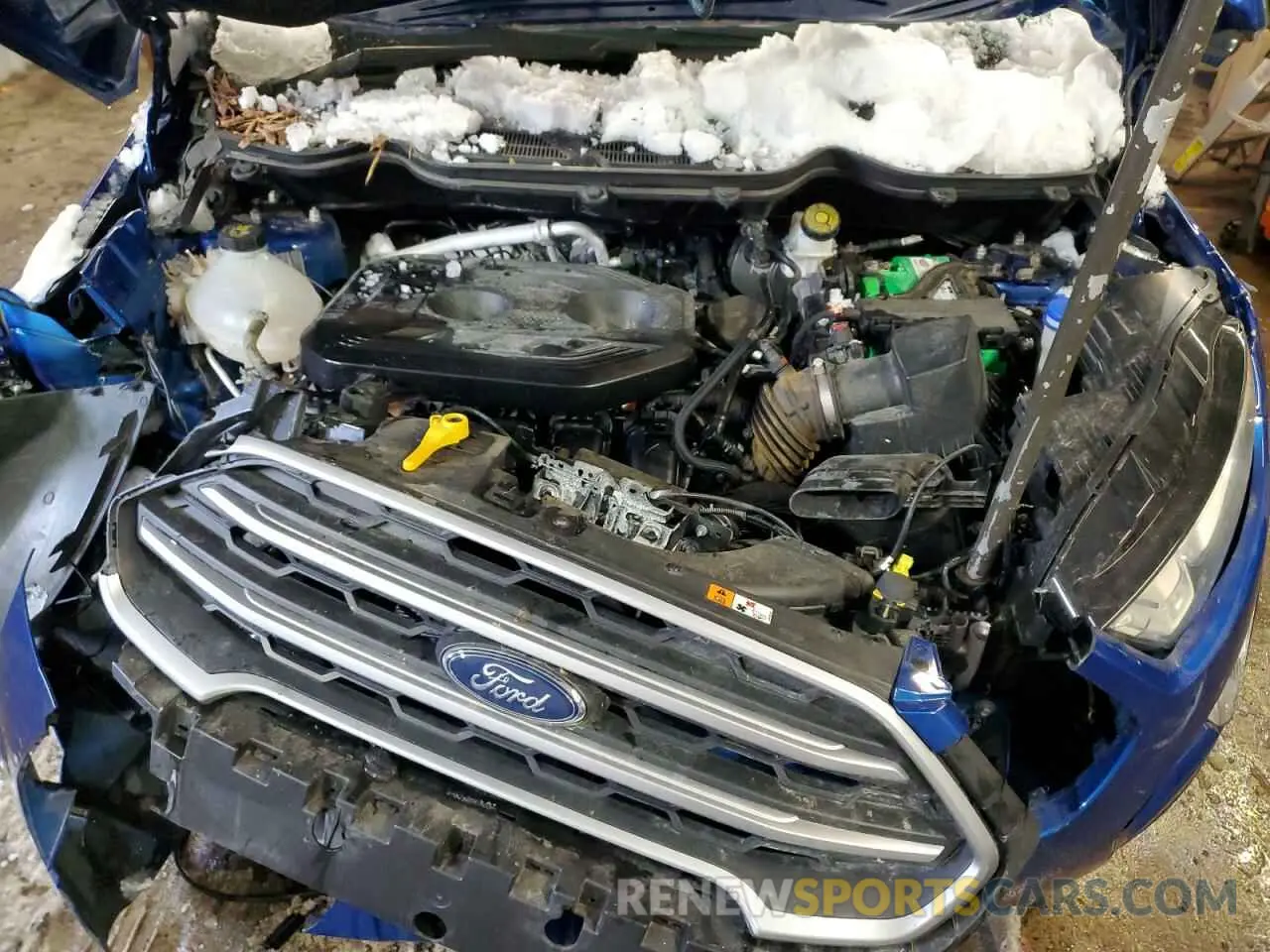 12 fotografías del automóvil dañado MAJ6S3GLXKC265649 FORD ECOSPORT 2019