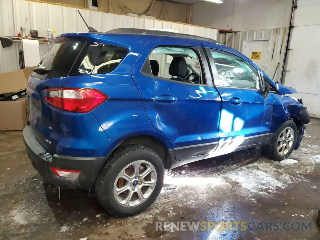 3 fotografías del automóvil dañado MAJ6S3GLXKC265649 FORD ECOSPORT 2019