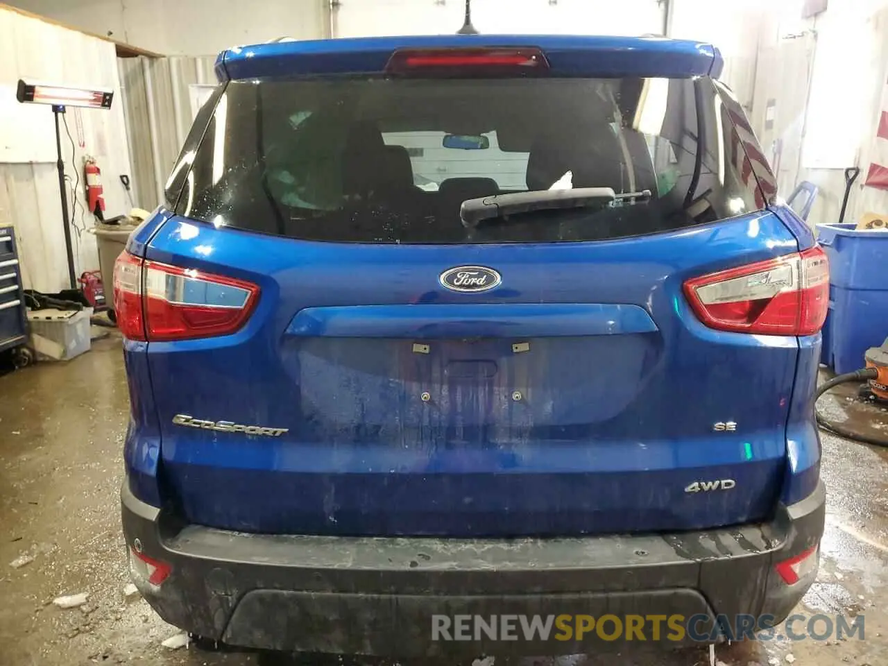 6 fotografías del automóvil dañado MAJ6S3GLXKC265649 FORD ECOSPORT 2019