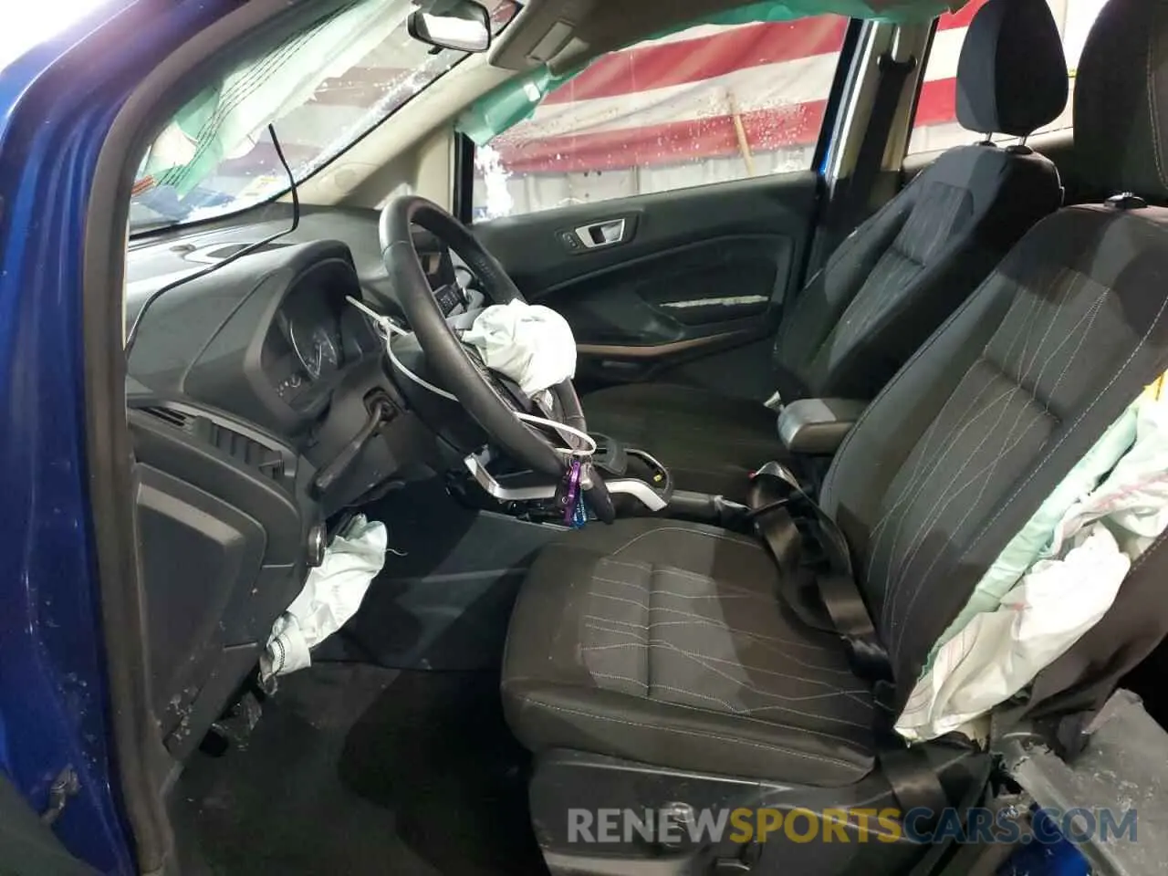 7 fotografías del automóvil dañado MAJ6S3GLXKC265649 FORD ECOSPORT 2019