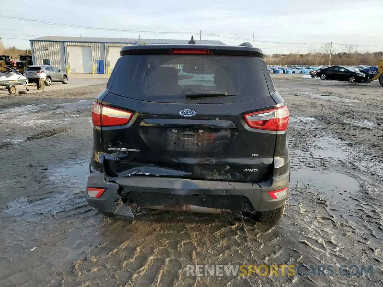6 fotografías del automóvil dañado MAJ6S3GLXKC274710 FORD ECOSPORT 2019