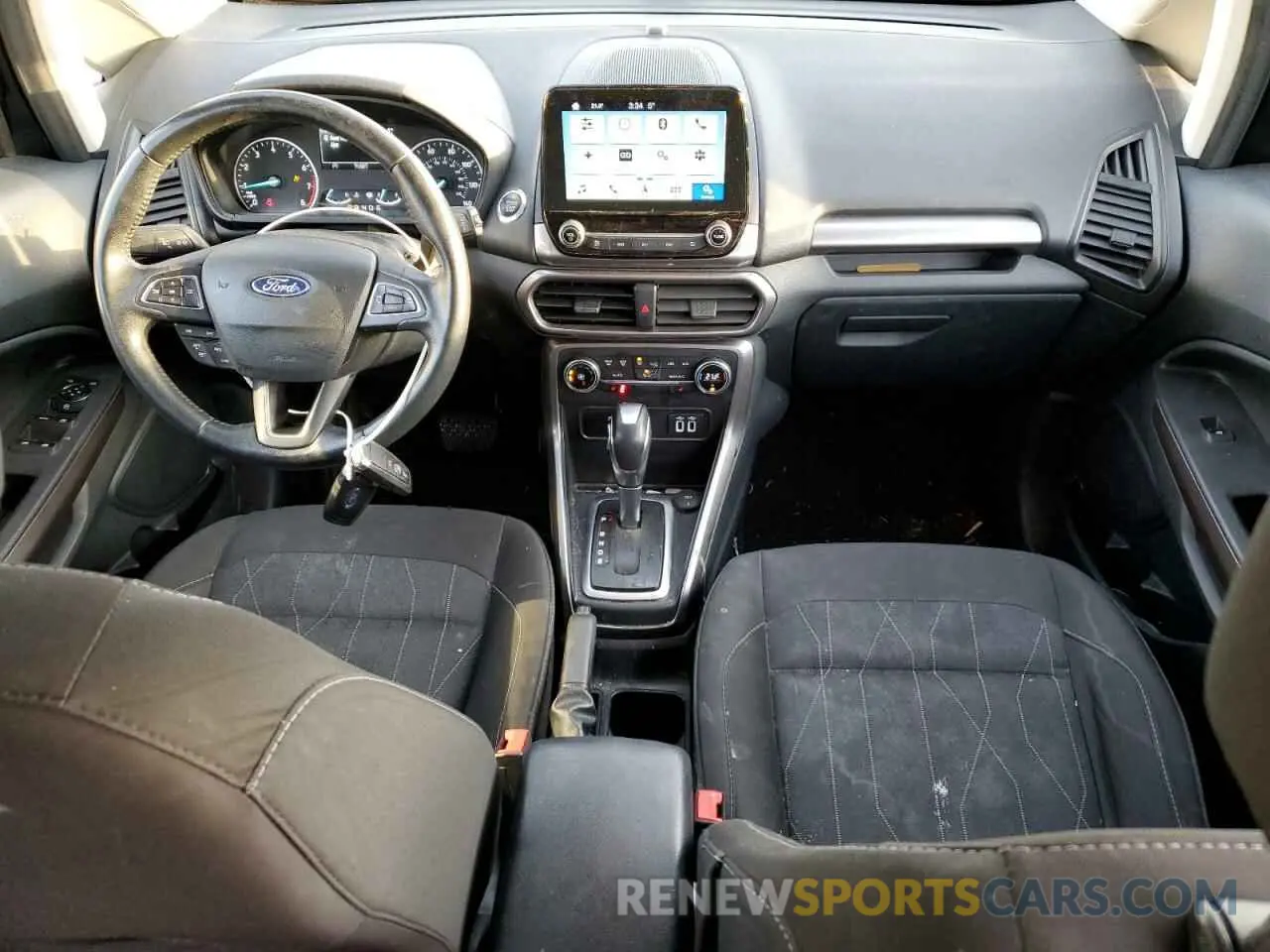 8 fotografías del automóvil dañado MAJ6S3GLXKC274710 FORD ECOSPORT 2019