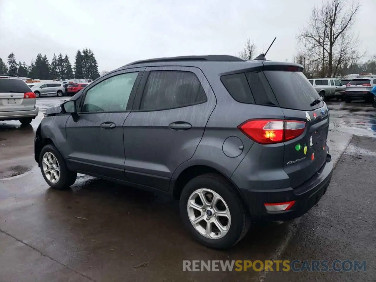 2 fotografías del automóvil dañado MAJ6S3GLXKC307852 FORD ECOSPORT 2019