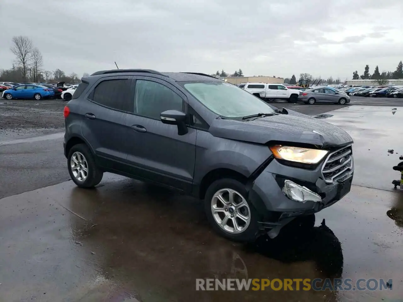 4 fotografías del automóvil dañado MAJ6S3GLXKC307852 FORD ECOSPORT 2019