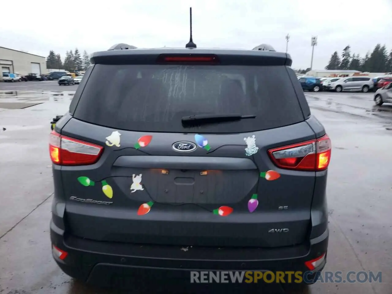 6 fotografías del automóvil dañado MAJ6S3GLXKC307852 FORD ECOSPORT 2019