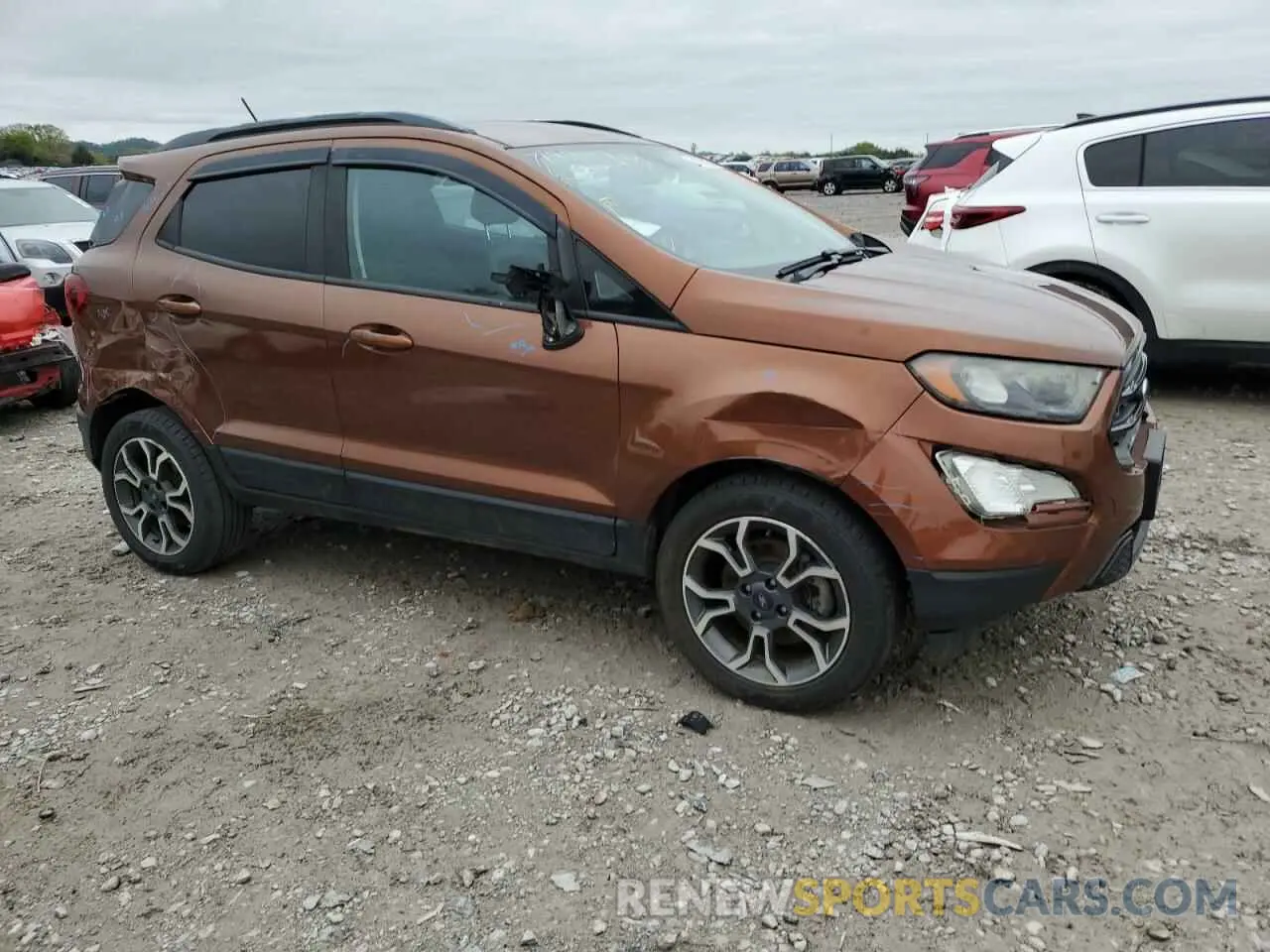 4 fotografías del automóvil dañado MAJ6S3JL1KC254371 FORD ECOSPORT 2019