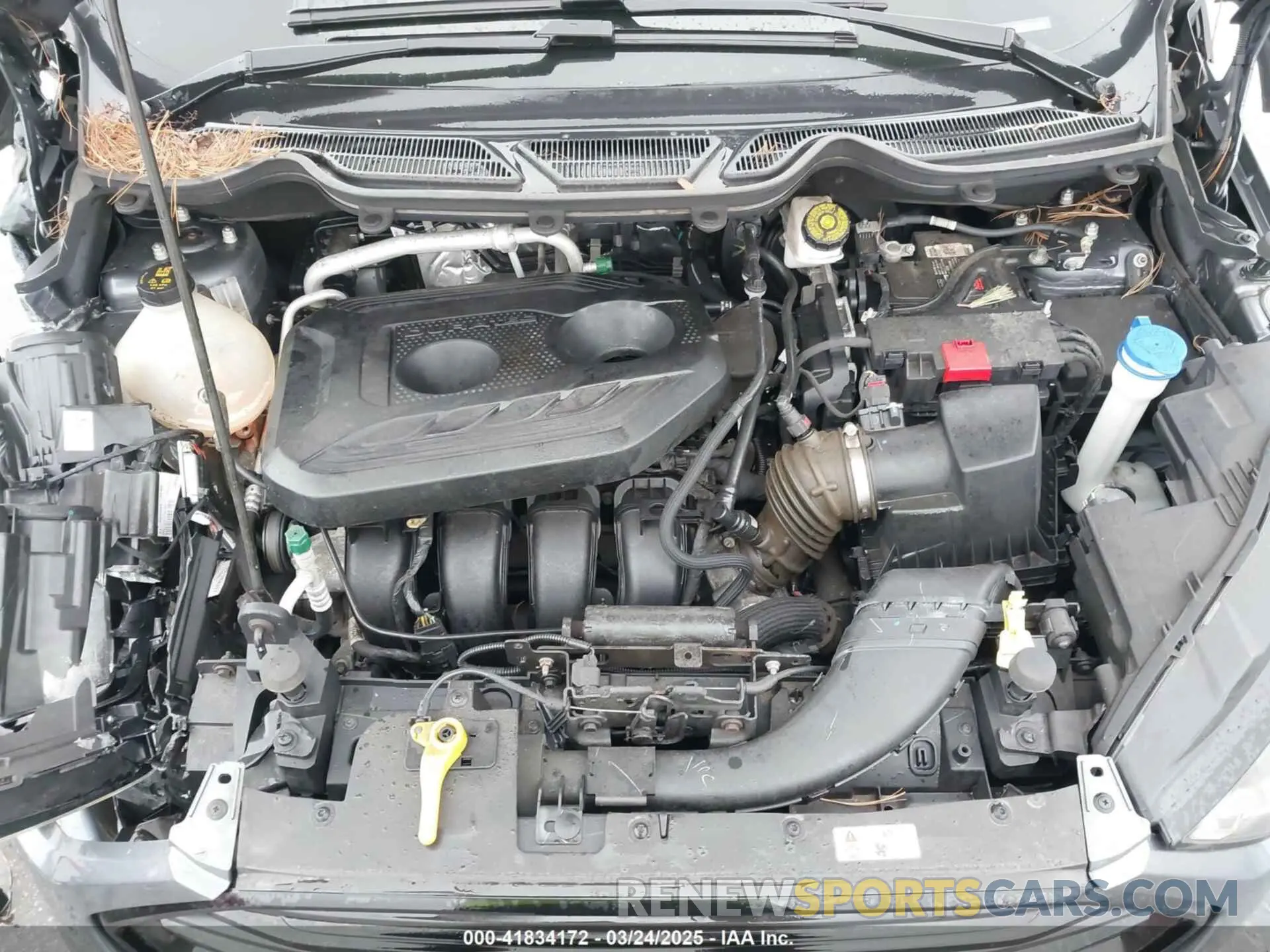 10 fotografías del automóvil dañado MAJ6S3JL2KC254718 FORD ECOSPORT 2019