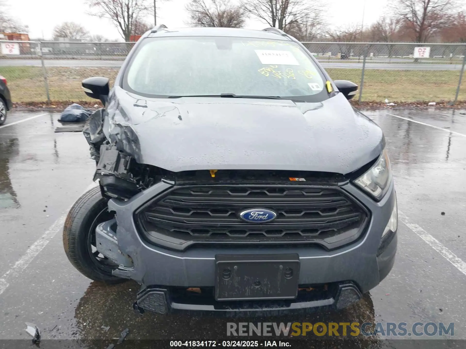 12 fotografías del automóvil dañado MAJ6S3JL2KC254718 FORD ECOSPORT 2019