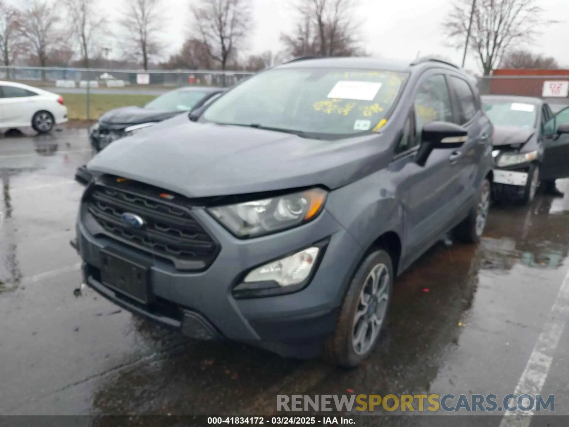 2 fotografías del automóvil dañado MAJ6S3JL2KC254718 FORD ECOSPORT 2019