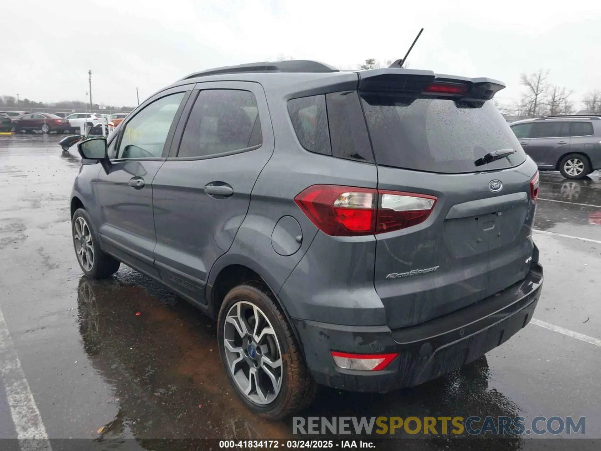 3 fotografías del automóvil dañado MAJ6S3JL2KC254718 FORD ECOSPORT 2019