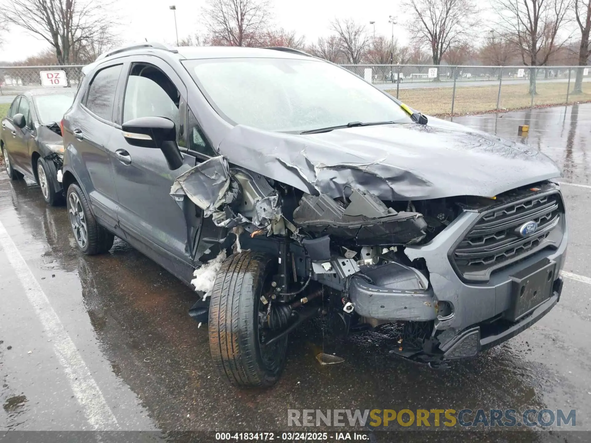 6 fotografías del automóvil dañado MAJ6S3JL2KC254718 FORD ECOSPORT 2019