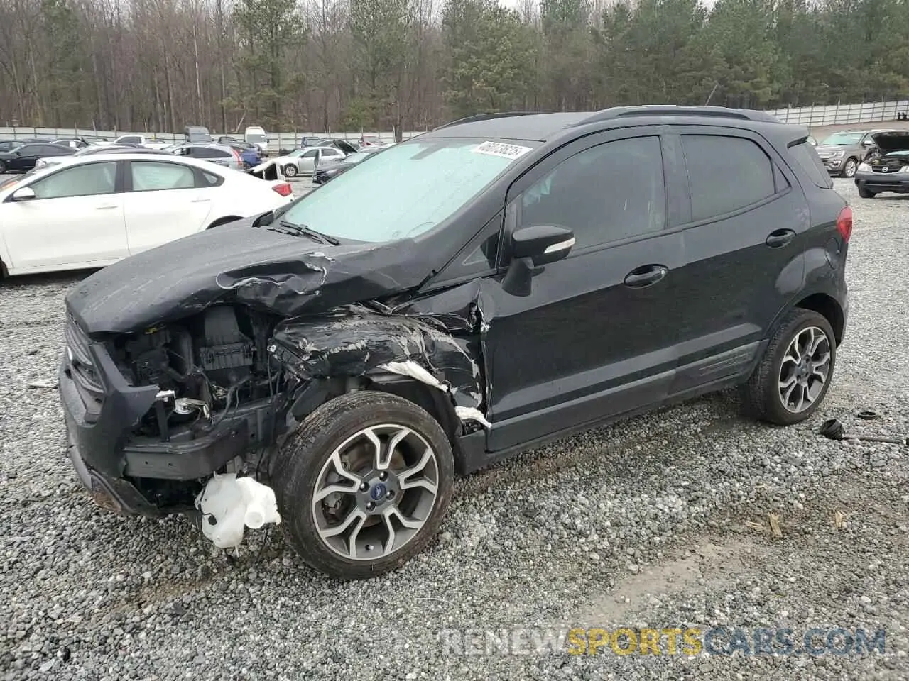 1 fotografías del automóvil dañado MAJ6S3JL2KC274340 FORD ECOSPORT 2019