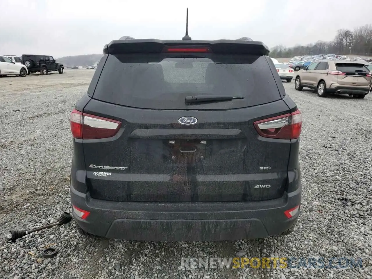 6 fotografías del automóvil dañado MAJ6S3JL2KC274340 FORD ECOSPORT 2019