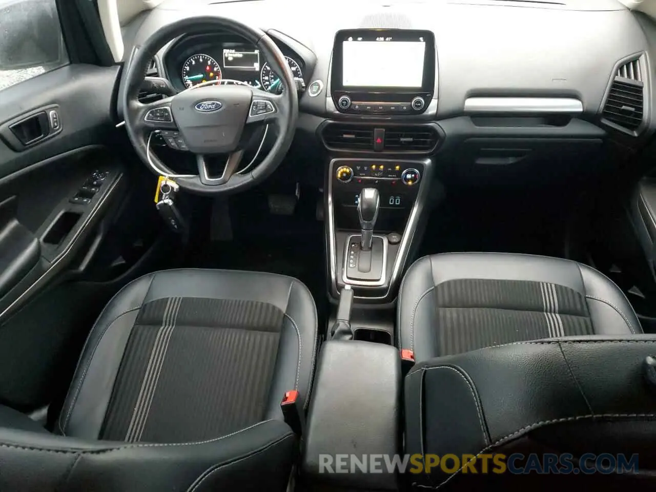 8 fotografías del automóvil dañado MAJ6S3JL2KC274340 FORD ECOSPORT 2019
