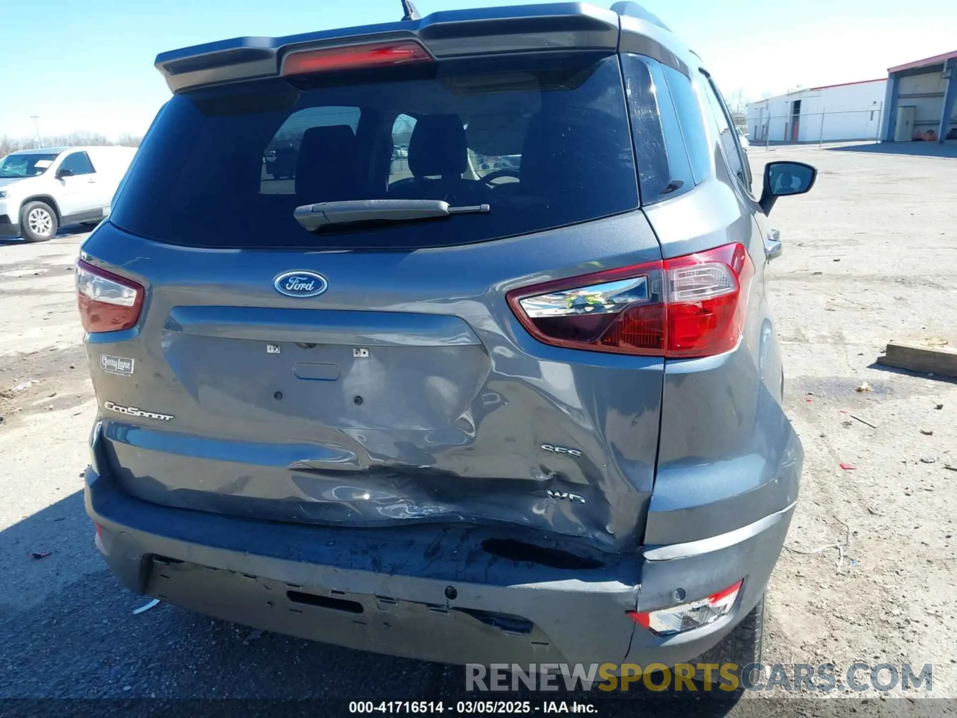 8 fotografías del automóvil dañado MAJ6S3JL4KC250721 FORD ECOSPORT 2019