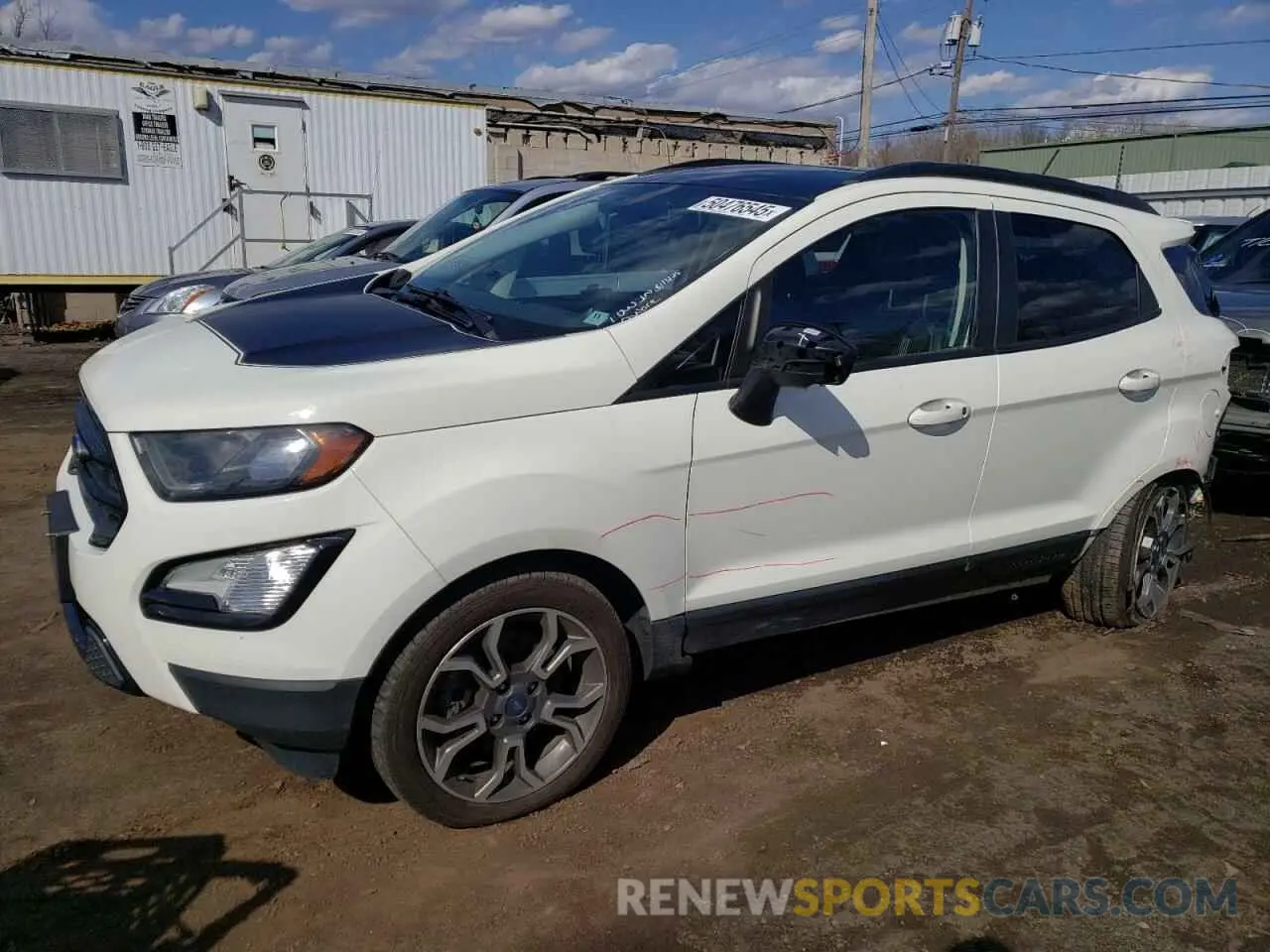 1 fotografías del automóvil dañado MAJ6S3JL5KC293626 FORD ECOSPORT 2019