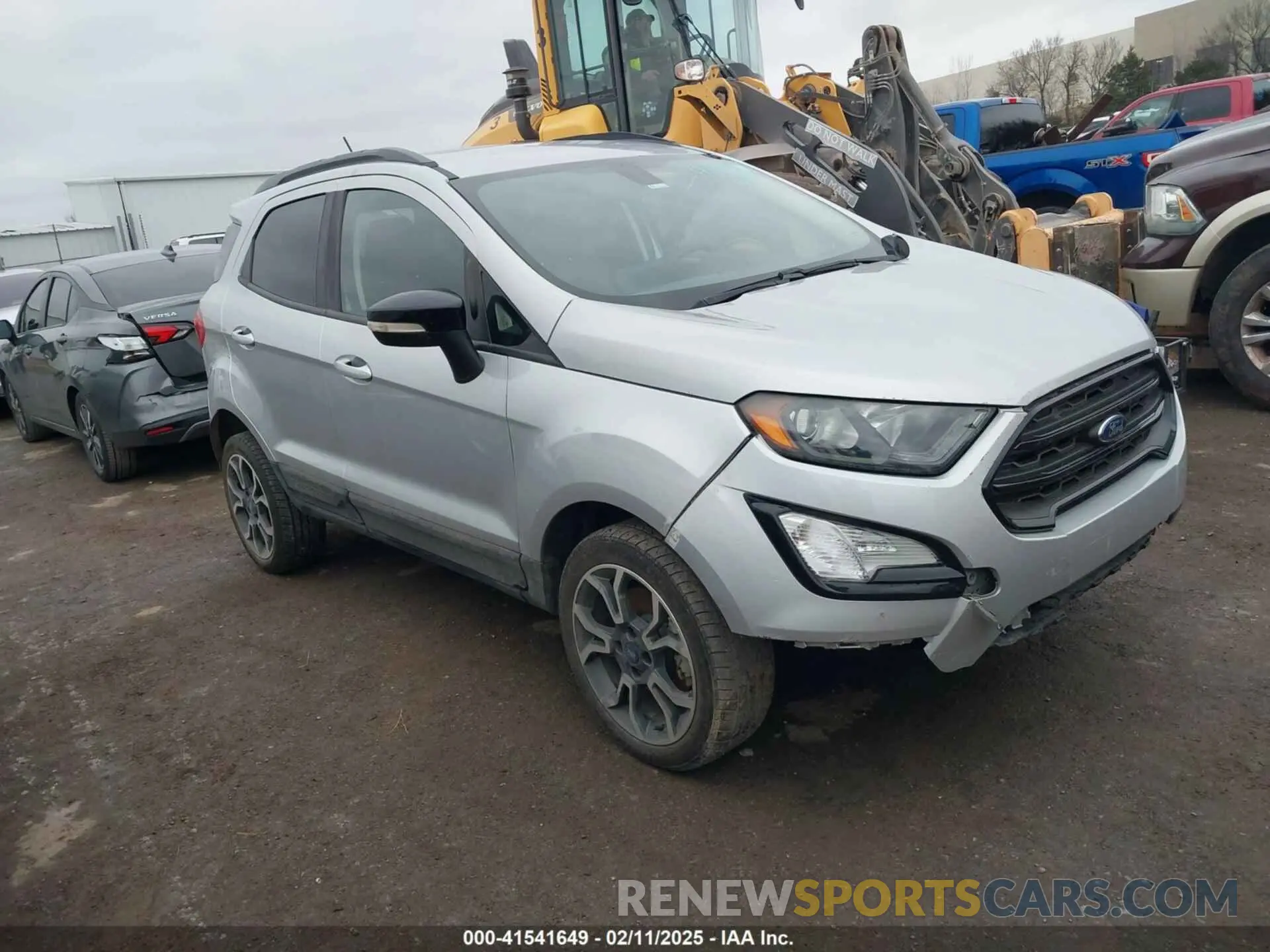 1 fotografías del automóvil dañado MAJ6S3JL6KC283008 FORD ECOSPORT 2019