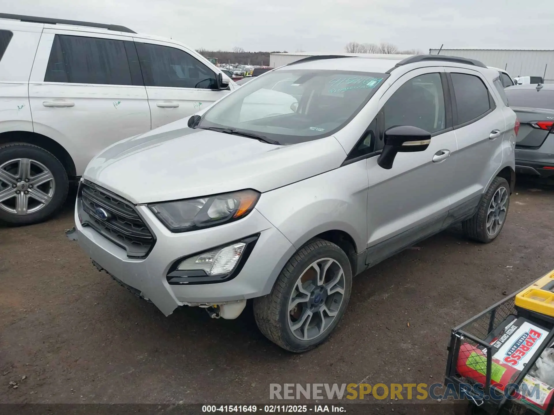 2 fotografías del automóvil dañado MAJ6S3JL6KC283008 FORD ECOSPORT 2019