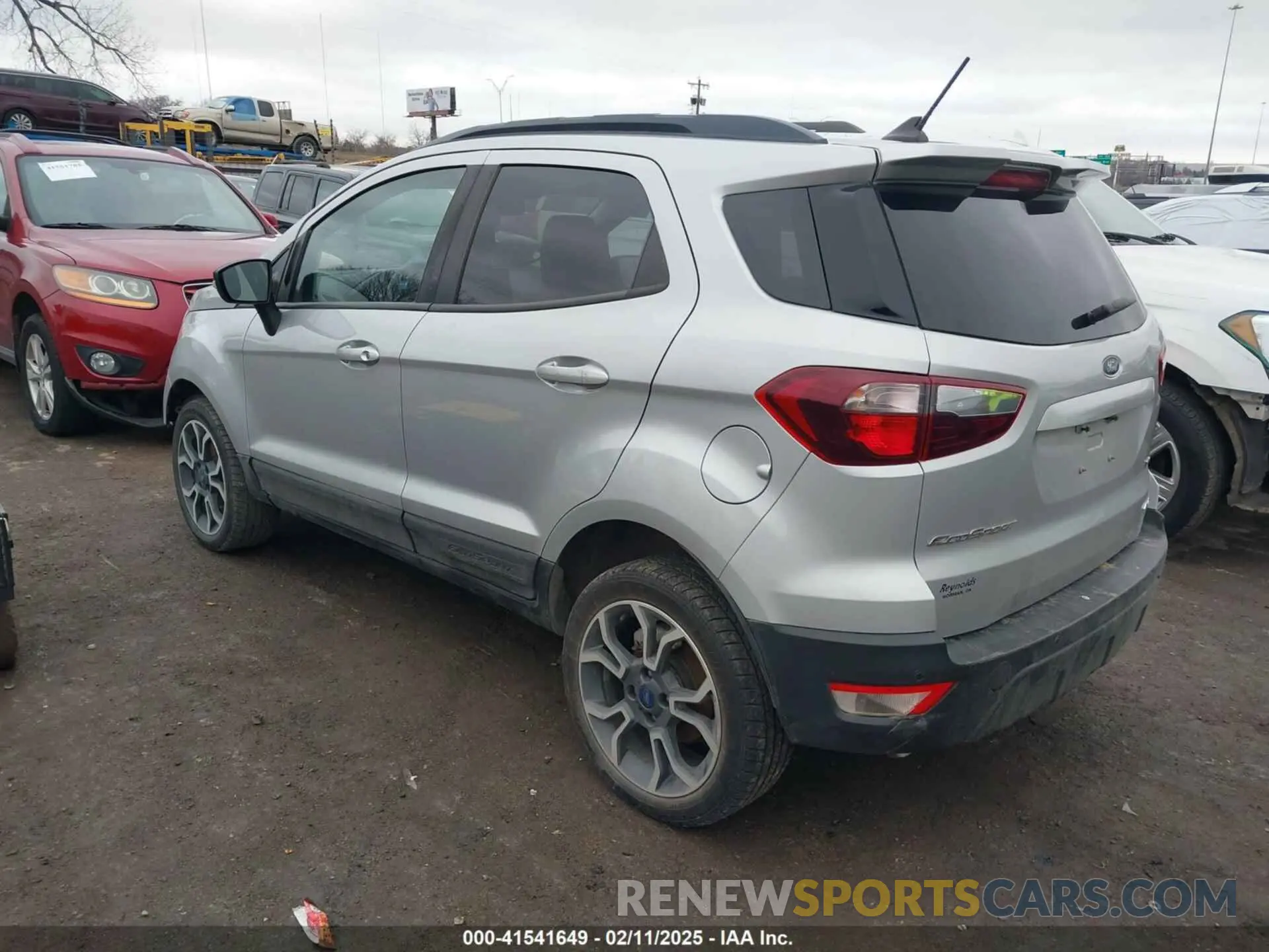 3 fotografías del automóvil dañado MAJ6S3JL6KC283008 FORD ECOSPORT 2019