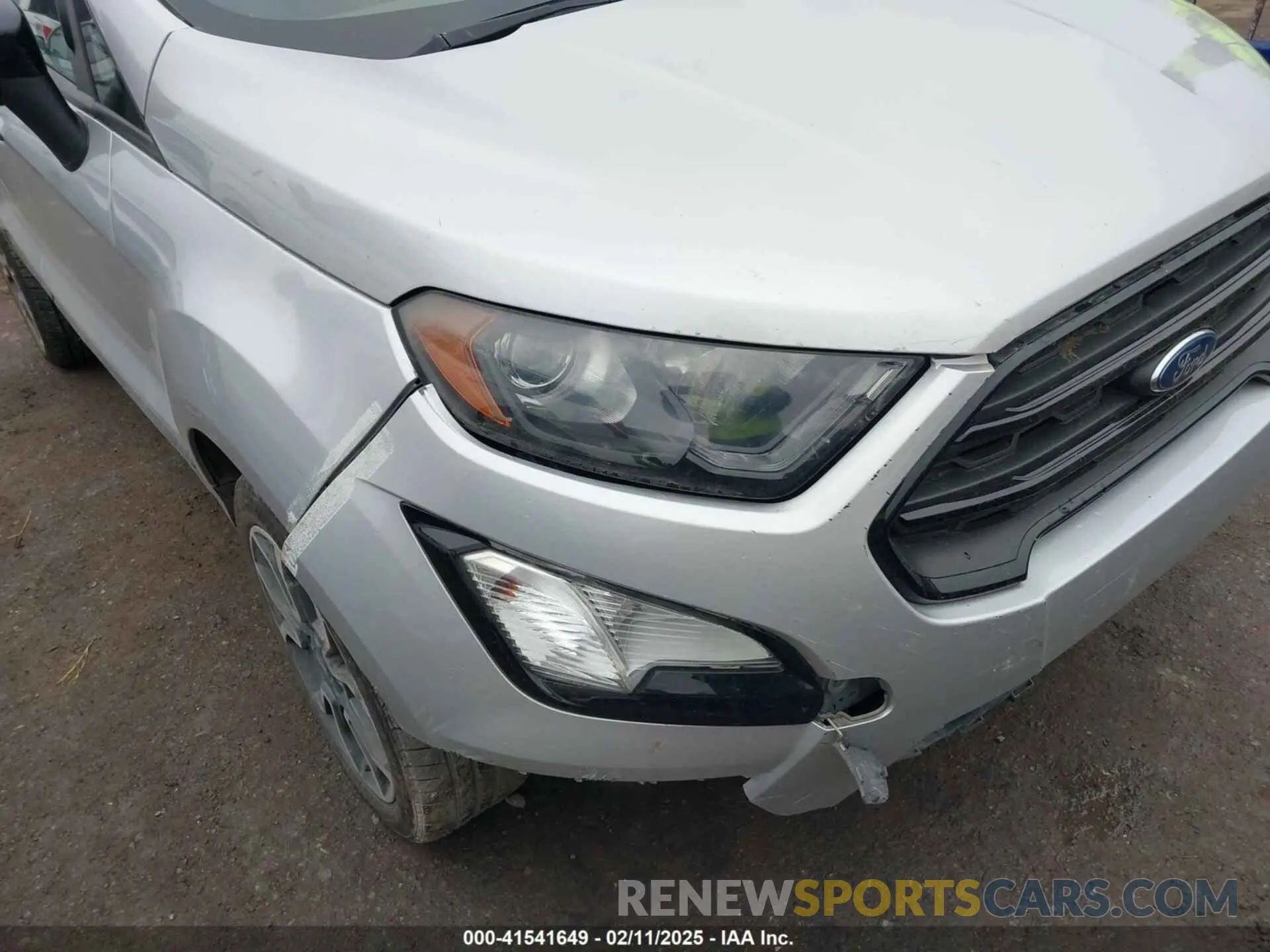 6 fotografías del automóvil dañado MAJ6S3JL6KC283008 FORD ECOSPORT 2019