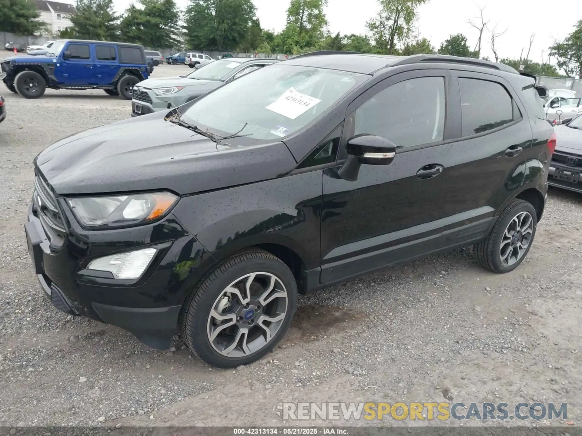 2 fotografías del automóvil dañado MAJ6S3JL8KC252584 FORD ECOSPORT 2019