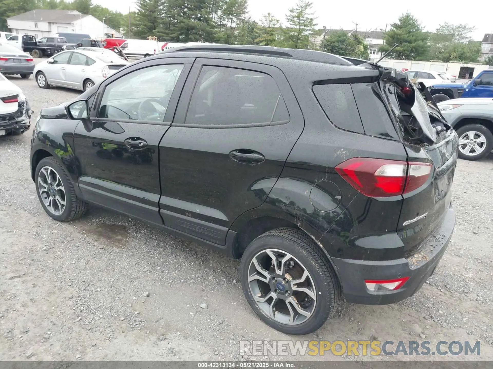 3 fotografías del automóvil dañado MAJ6S3JL8KC252584 FORD ECOSPORT 2019
