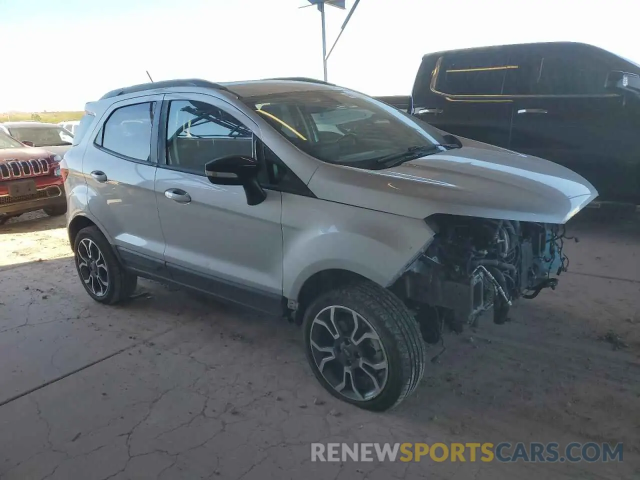 4 fotografías del automóvil dañado MAJ6S3JL8KC261527 FORD ECOSPORT 2019