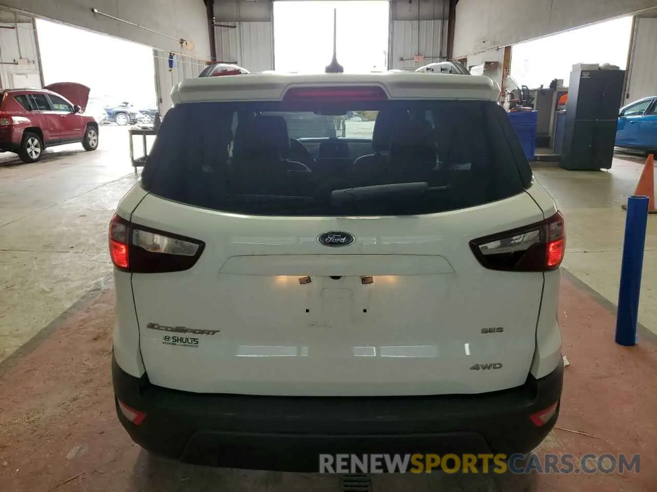 6 fotografías del automóvil dañado MAJ6S3JL9KC295525 FORD ECOSPORT 2019