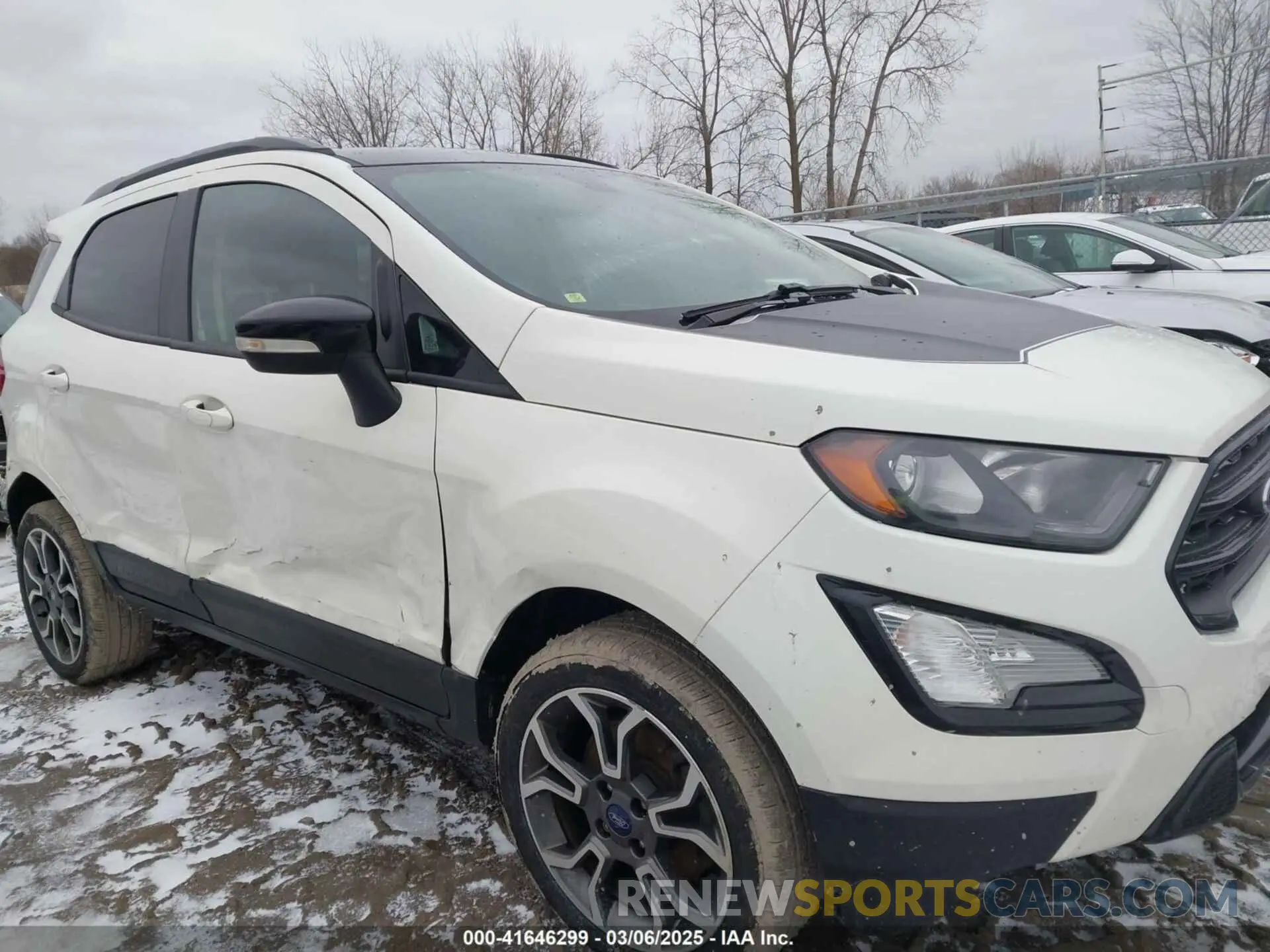 14 fotografías del automóvil dañado MAJ6S3JLXKC294139 FORD ECOSPORT 2019