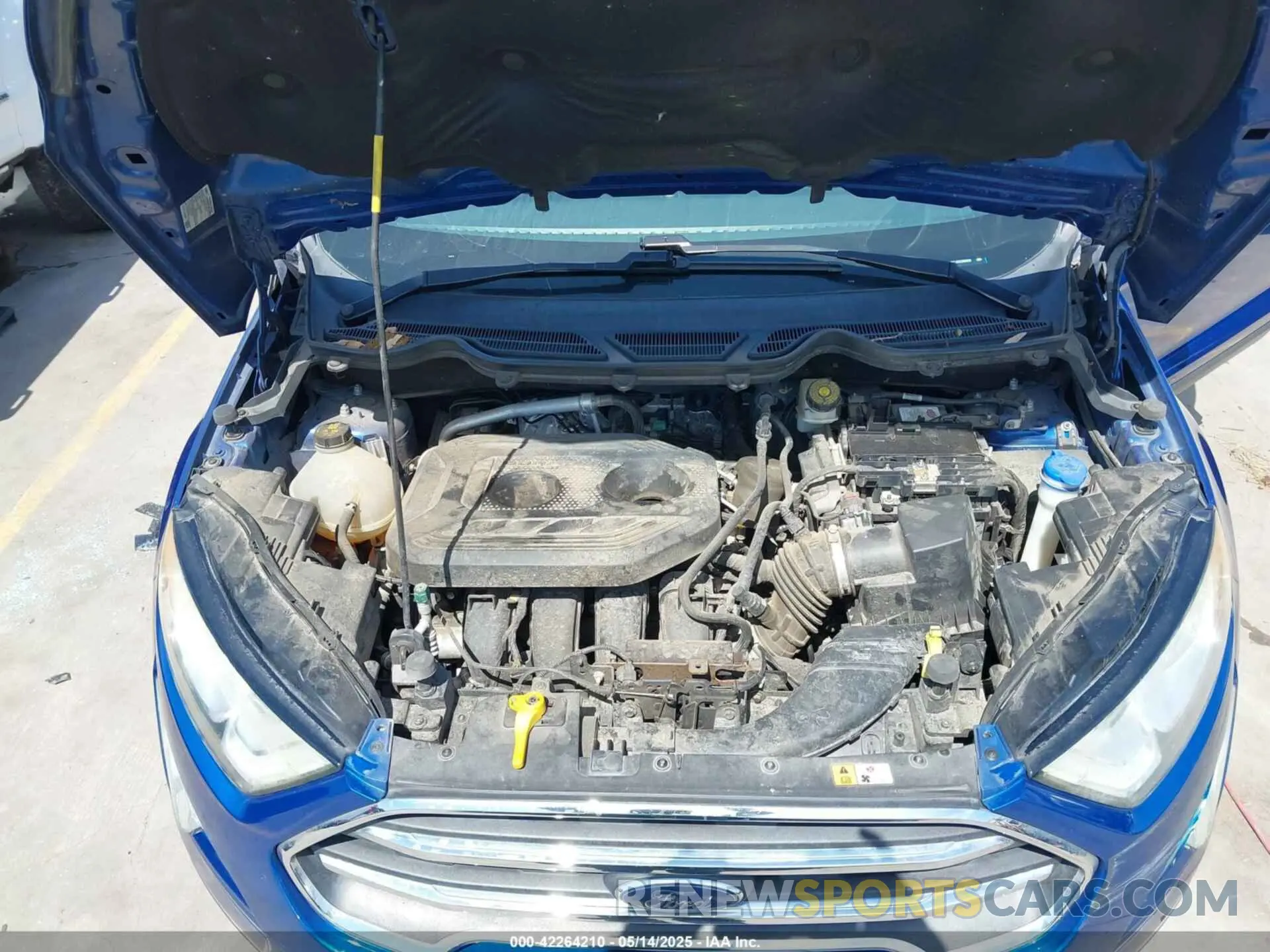 10 fotografías del automóvil dañado MAJ6S3KL0KC260936 FORD ECOSPORT 2019