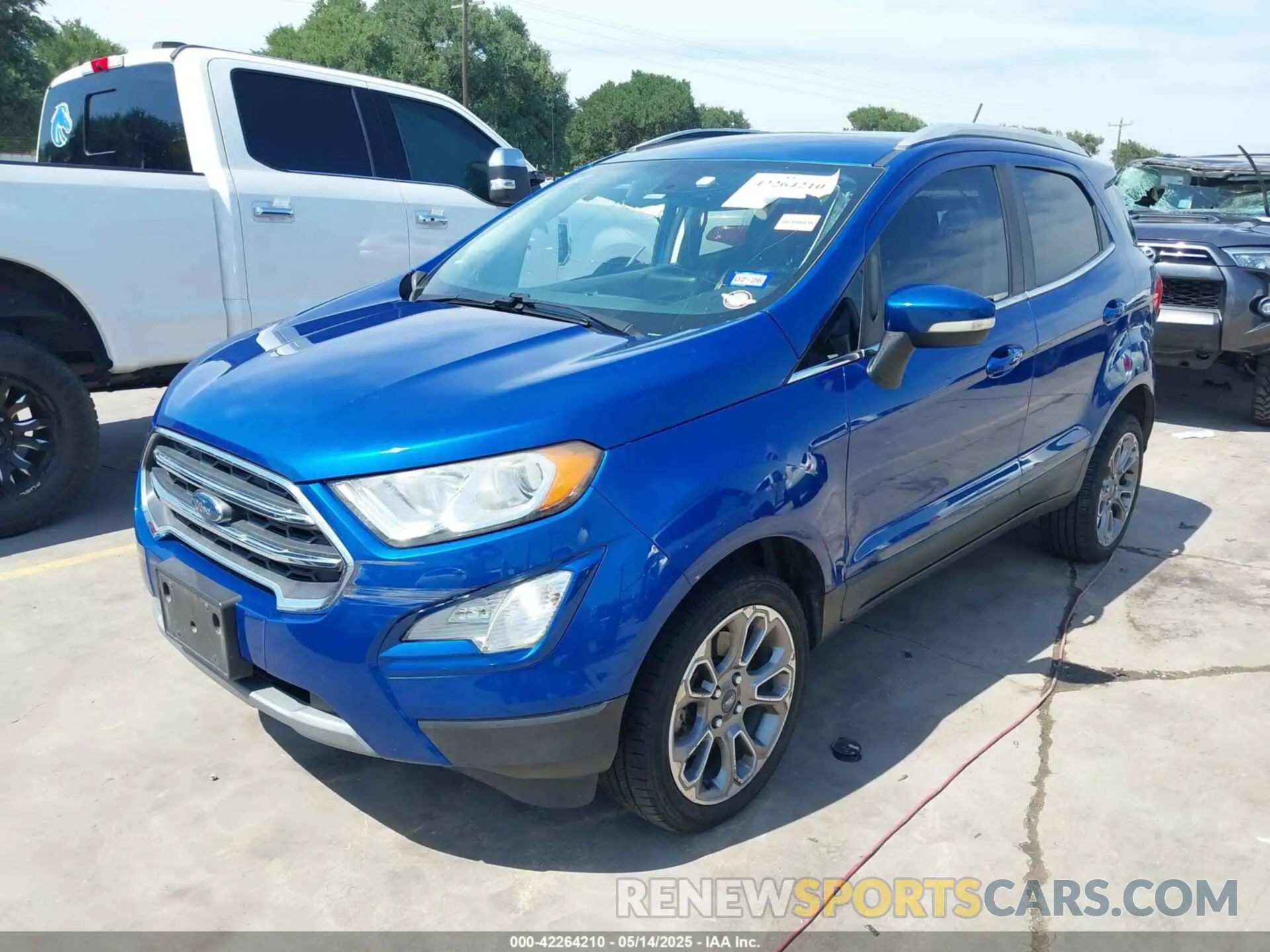 2 fotografías del automóvil dañado MAJ6S3KL0KC260936 FORD ECOSPORT 2019