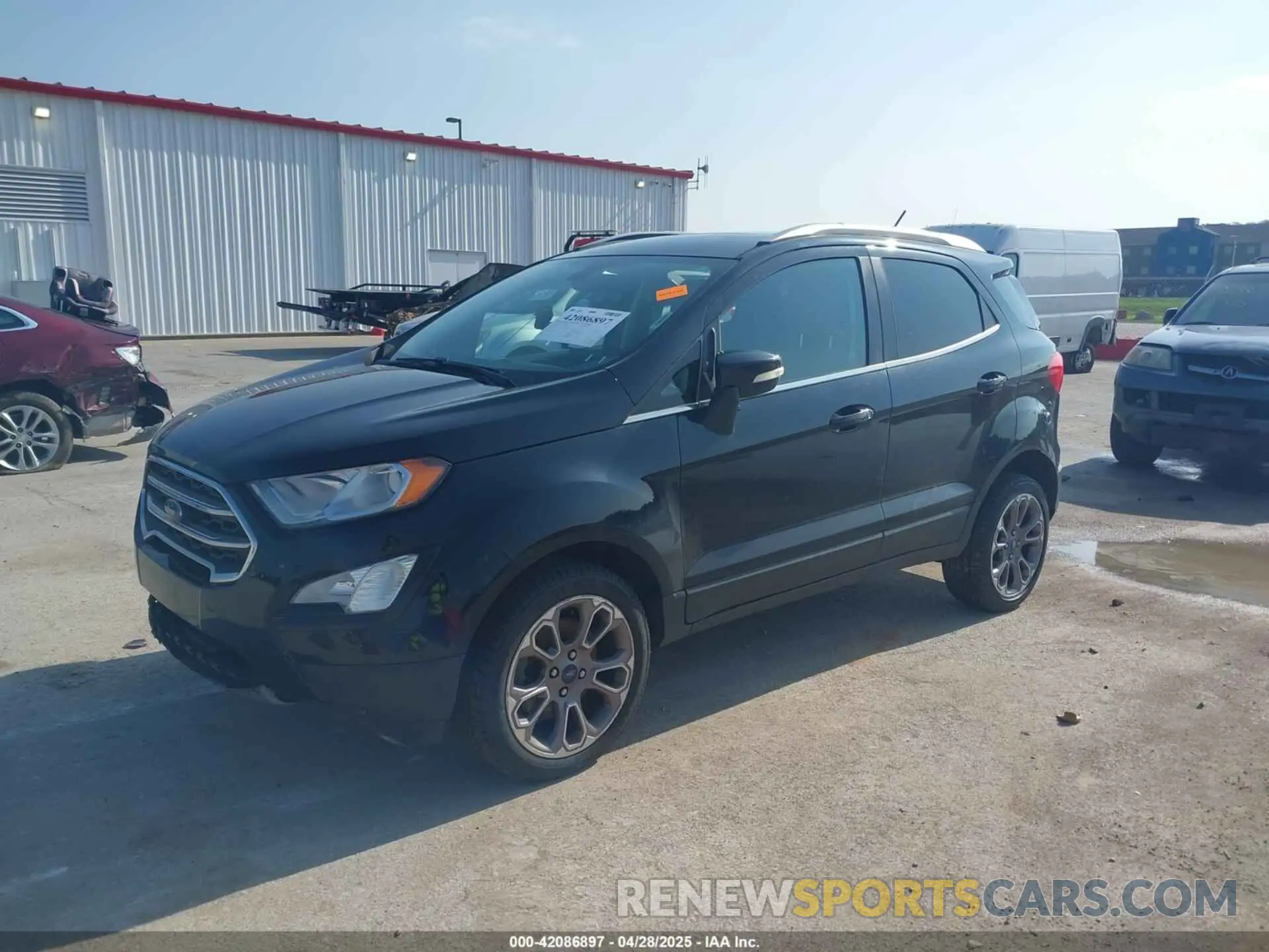 2 fotografías del automóvil dañado MAJ6S3KL1KC299406 FORD ECOSPORT 2019