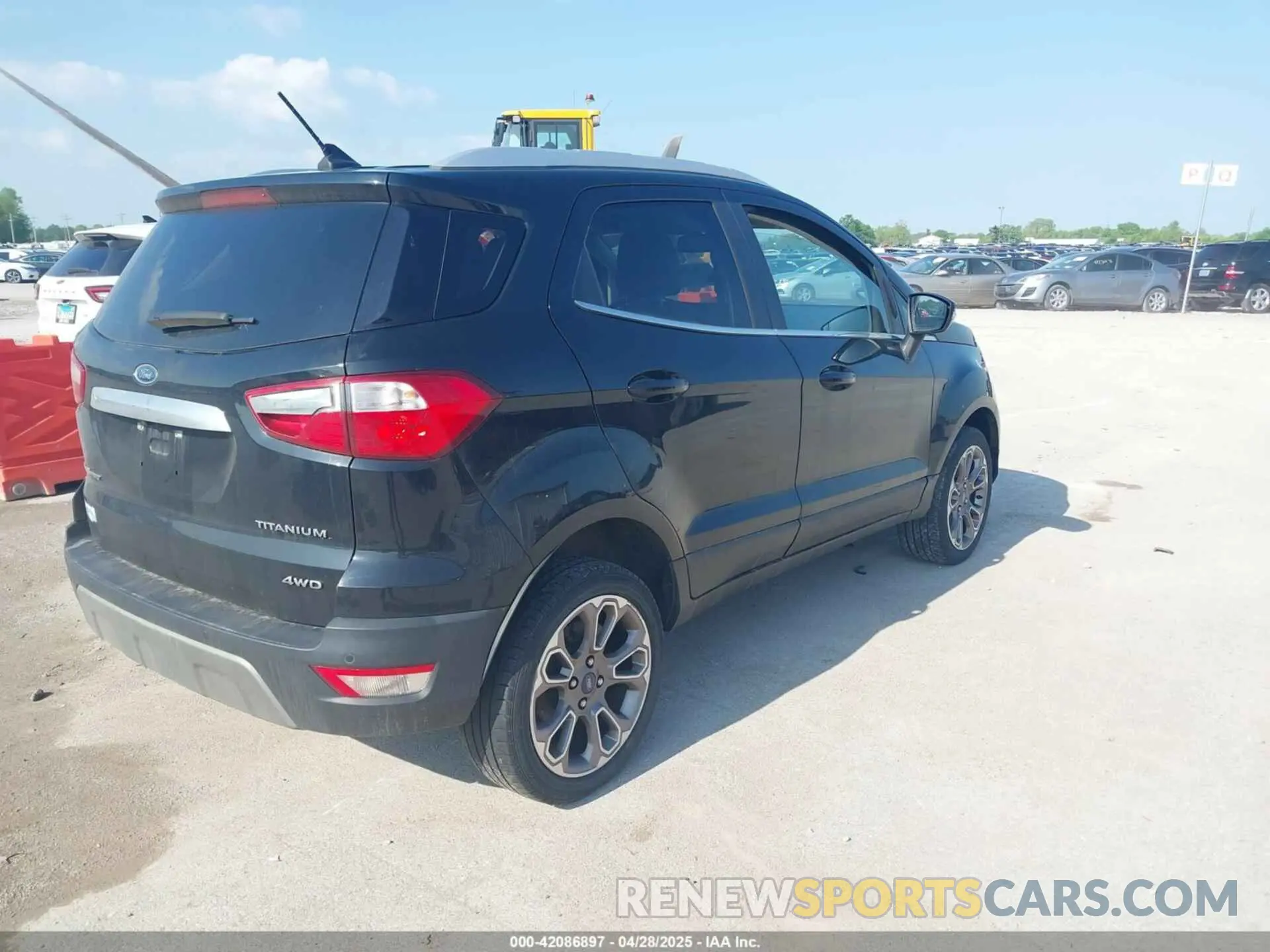 4 fotografías del automóvil dañado MAJ6S3KL1KC299406 FORD ECOSPORT 2019