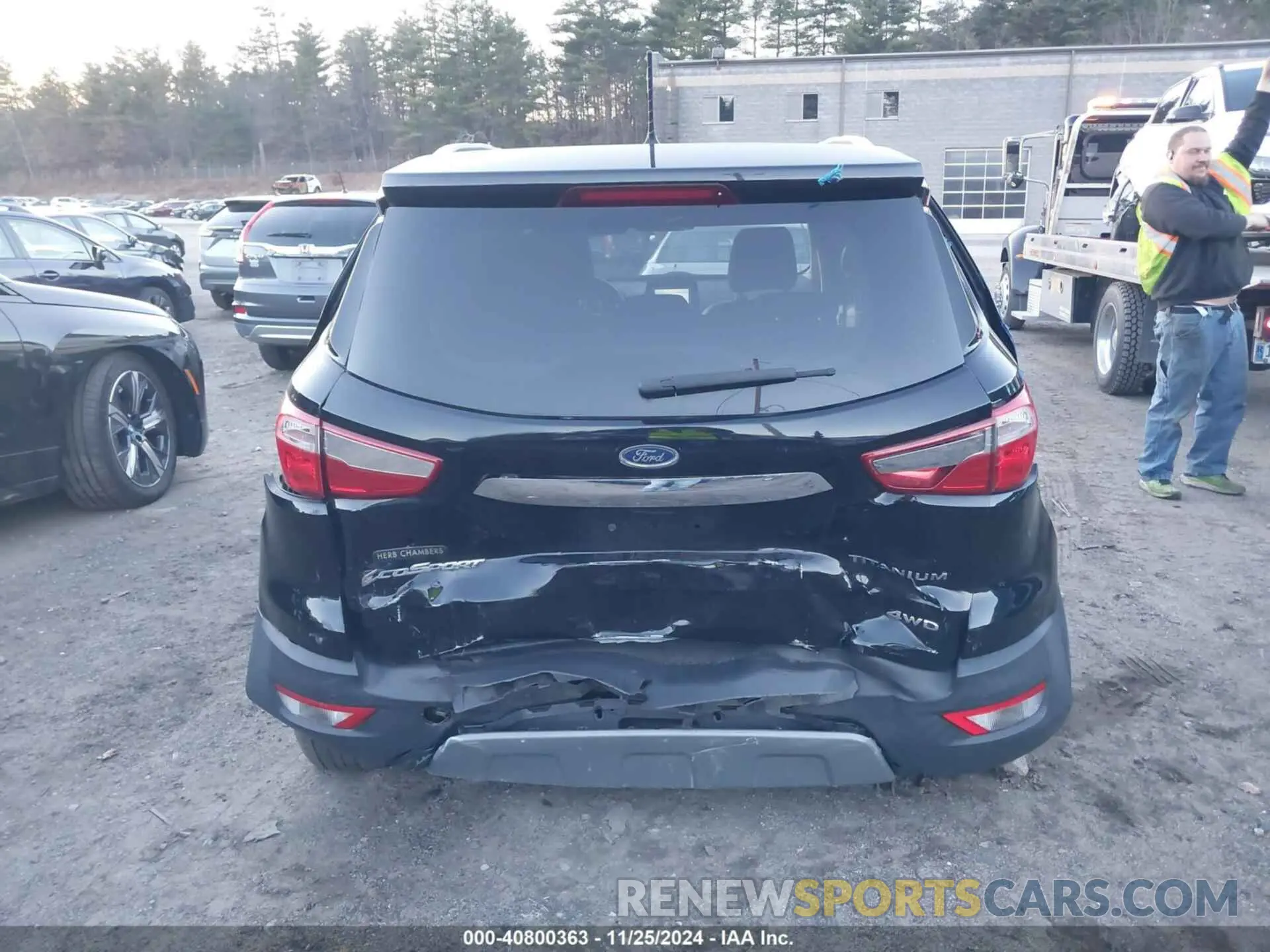 16 fotografías del automóvil dañado MAJ6S3KL3KC256797 FORD ECOSPORT 2019