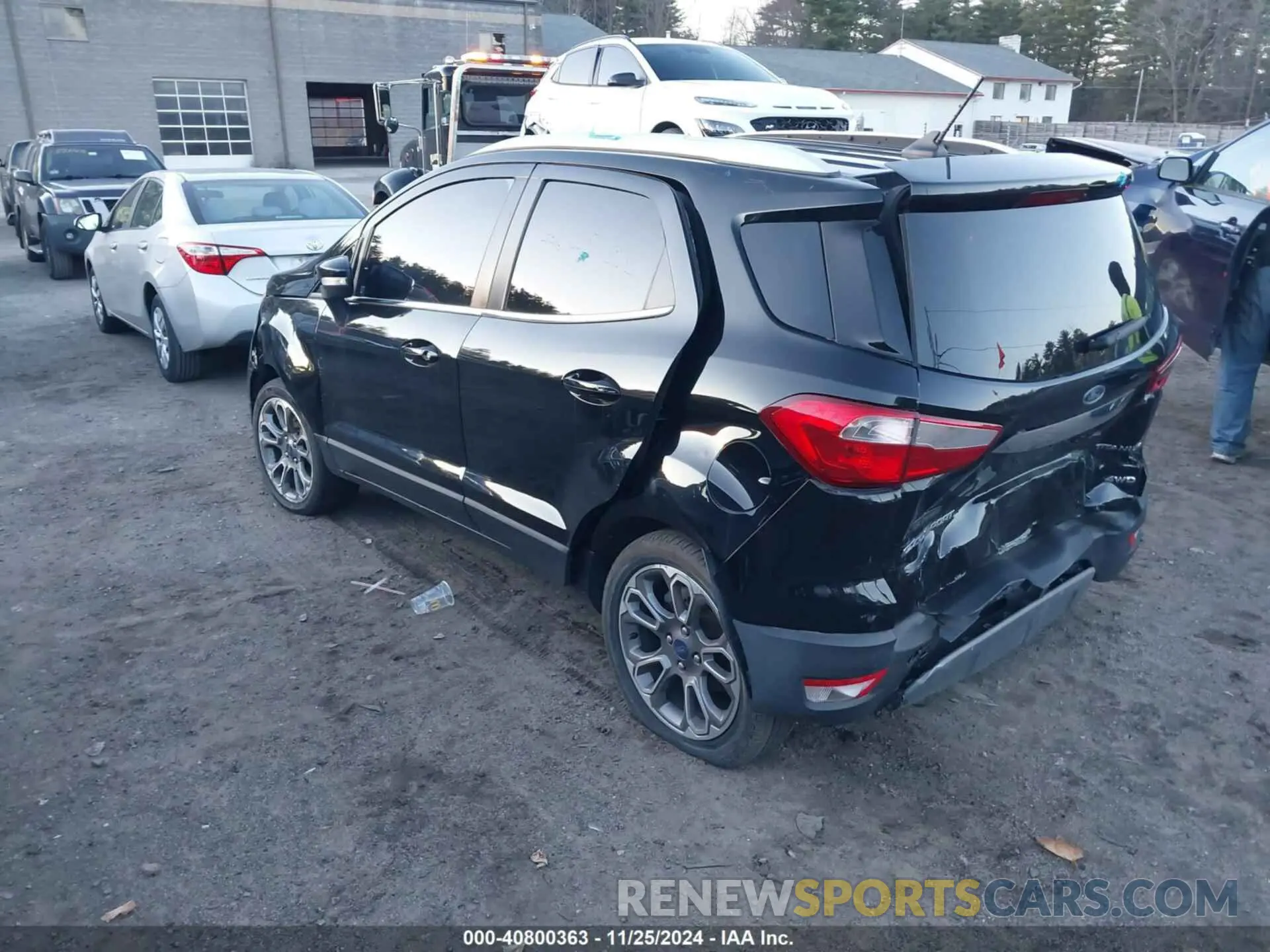 3 fotografías del automóvil dañado MAJ6S3KL3KC256797 FORD ECOSPORT 2019