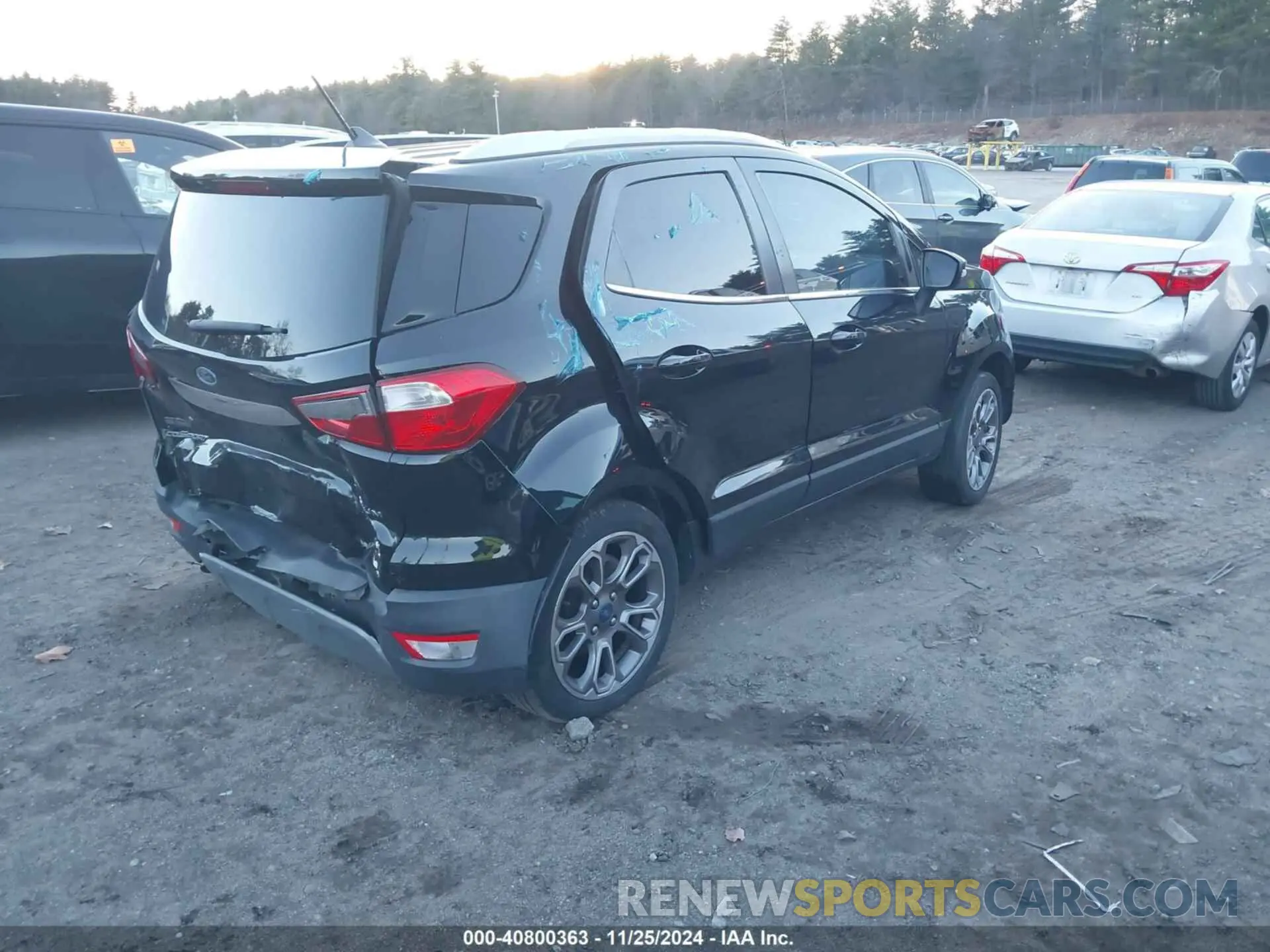 4 fotografías del automóvil dañado MAJ6S3KL3KC256797 FORD ECOSPORT 2019