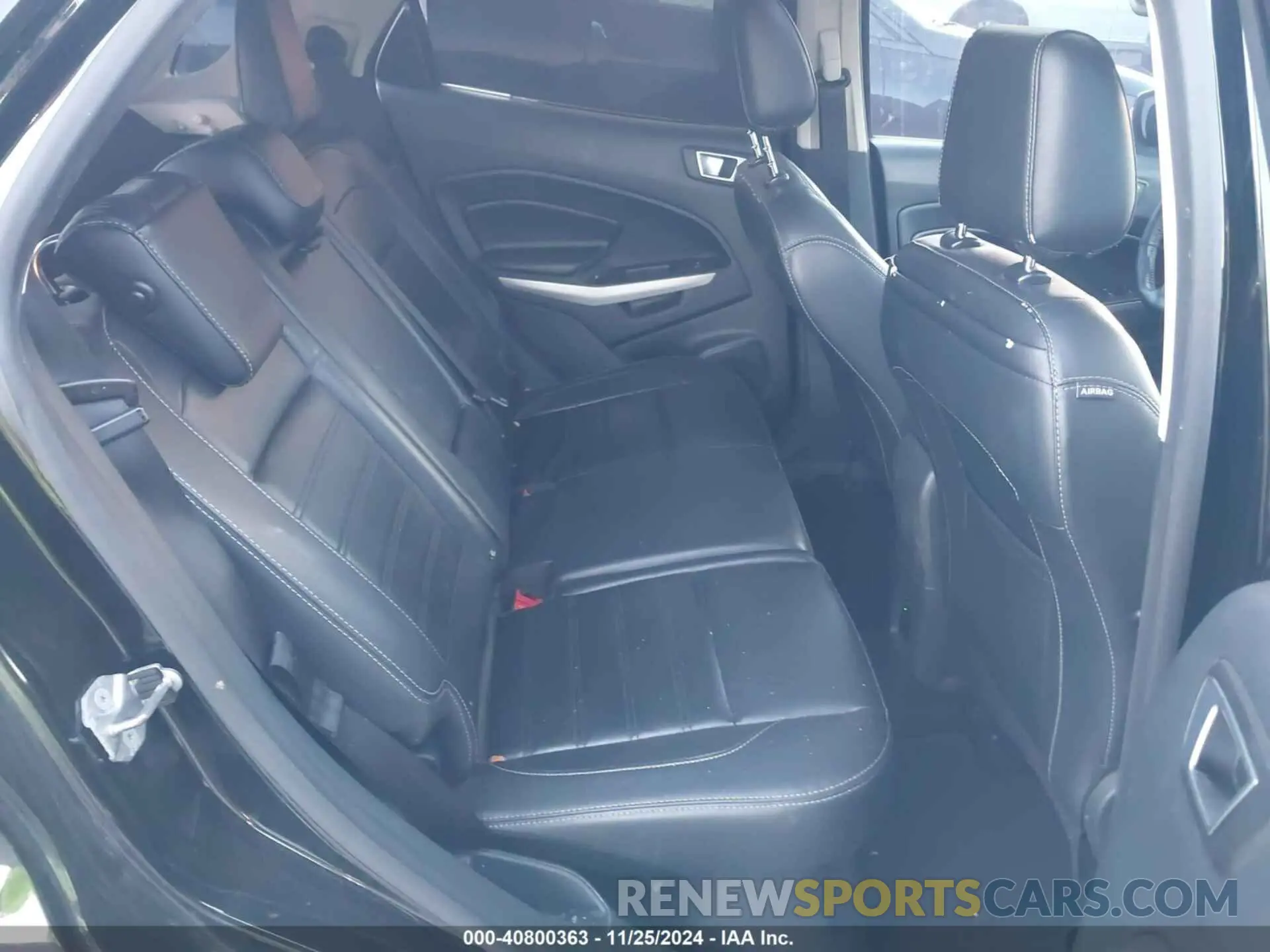 8 fotografías del automóvil dañado MAJ6S3KL3KC256797 FORD ECOSPORT 2019